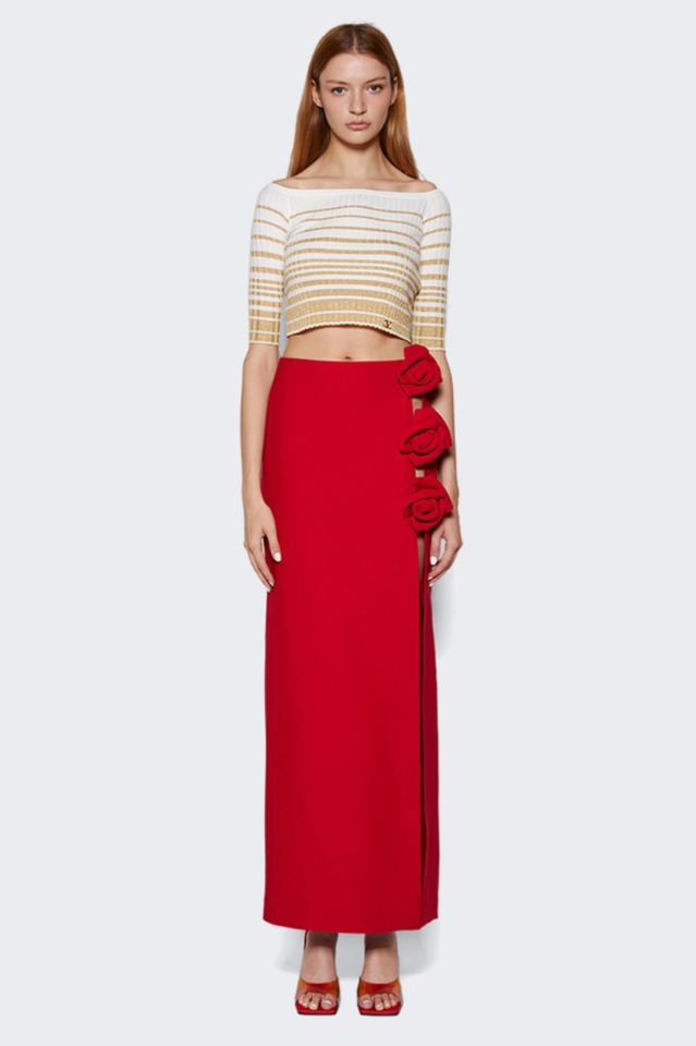 Long Rose Skirt