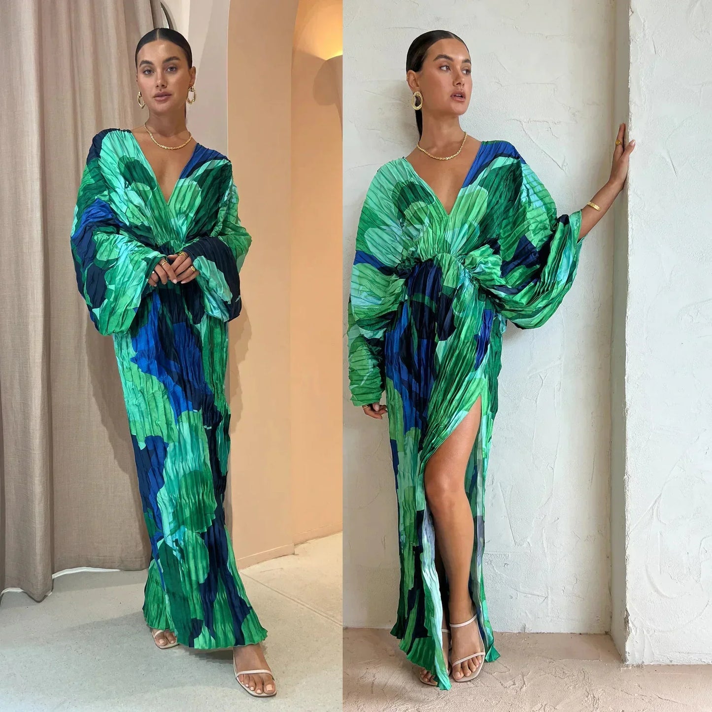 Camilla - Elegant V-neck Dress