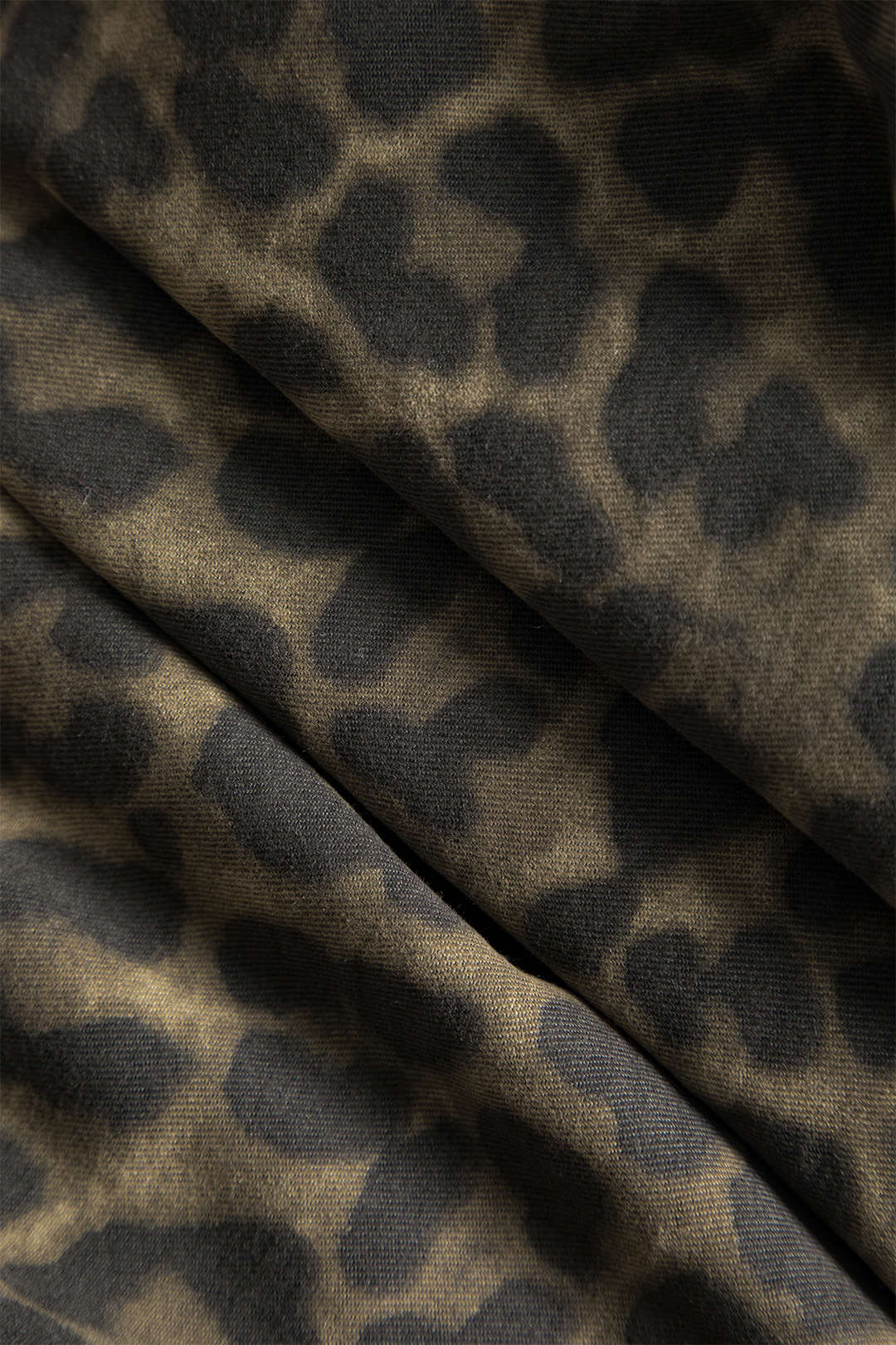 Leopard Print Ruffle Skirt