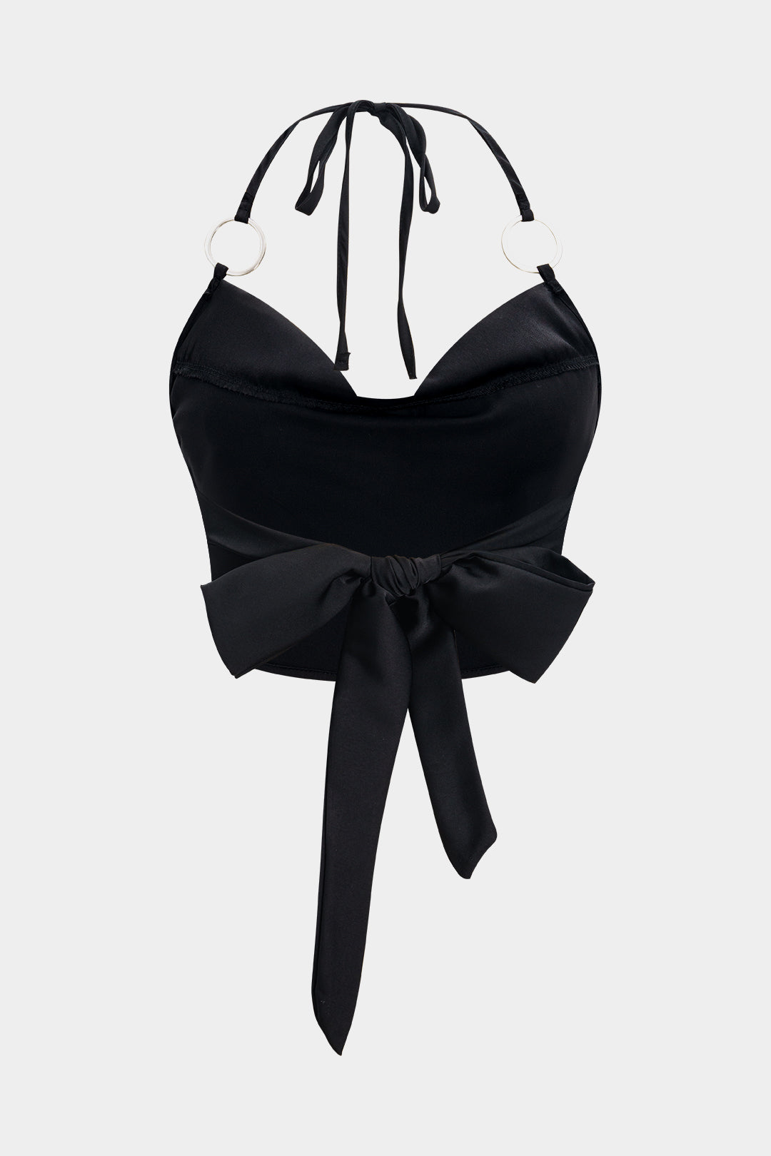 Halter Neck Tie-Back Backless Cami Top