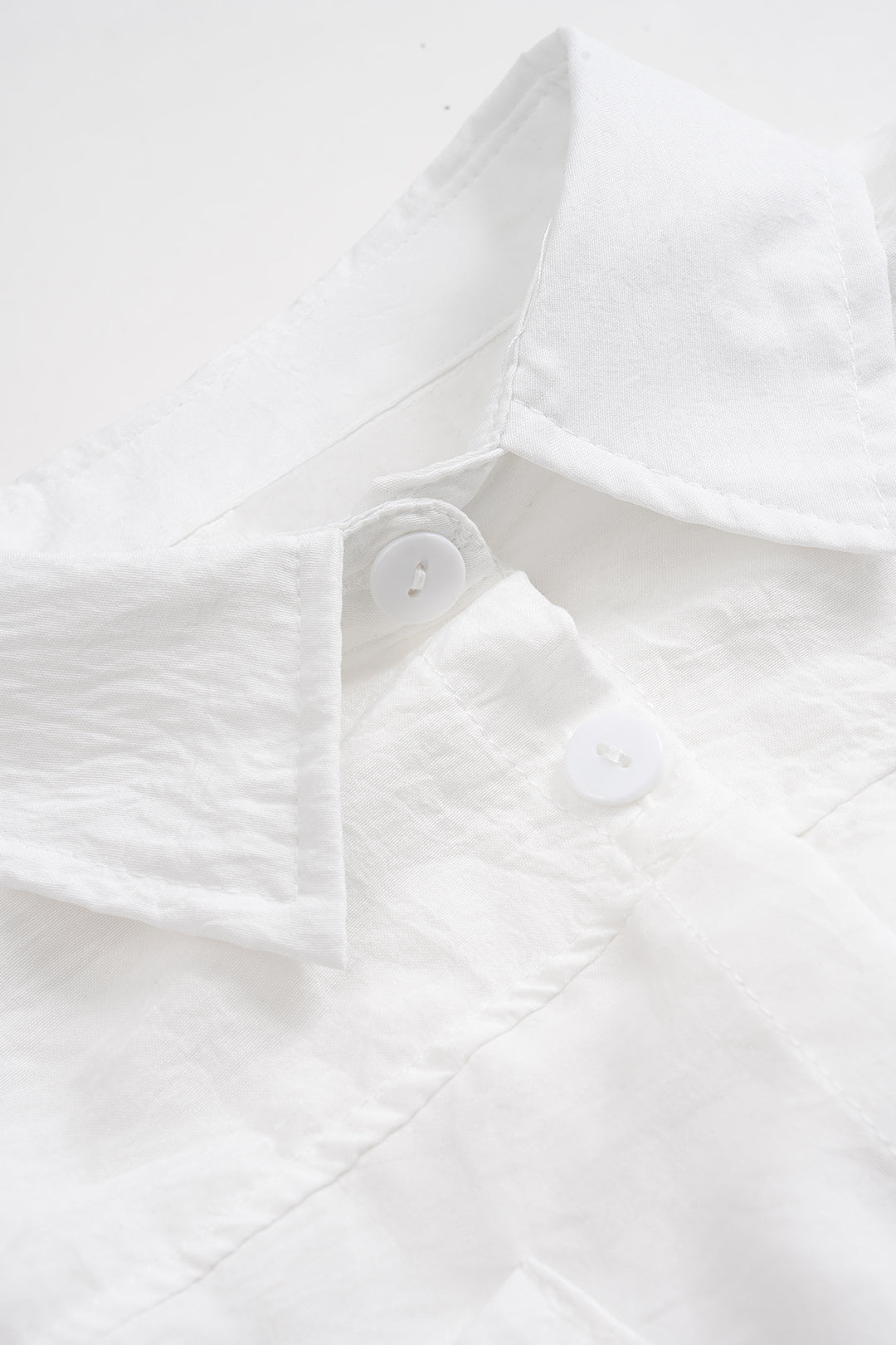 Solid Belted Collar Tank Top