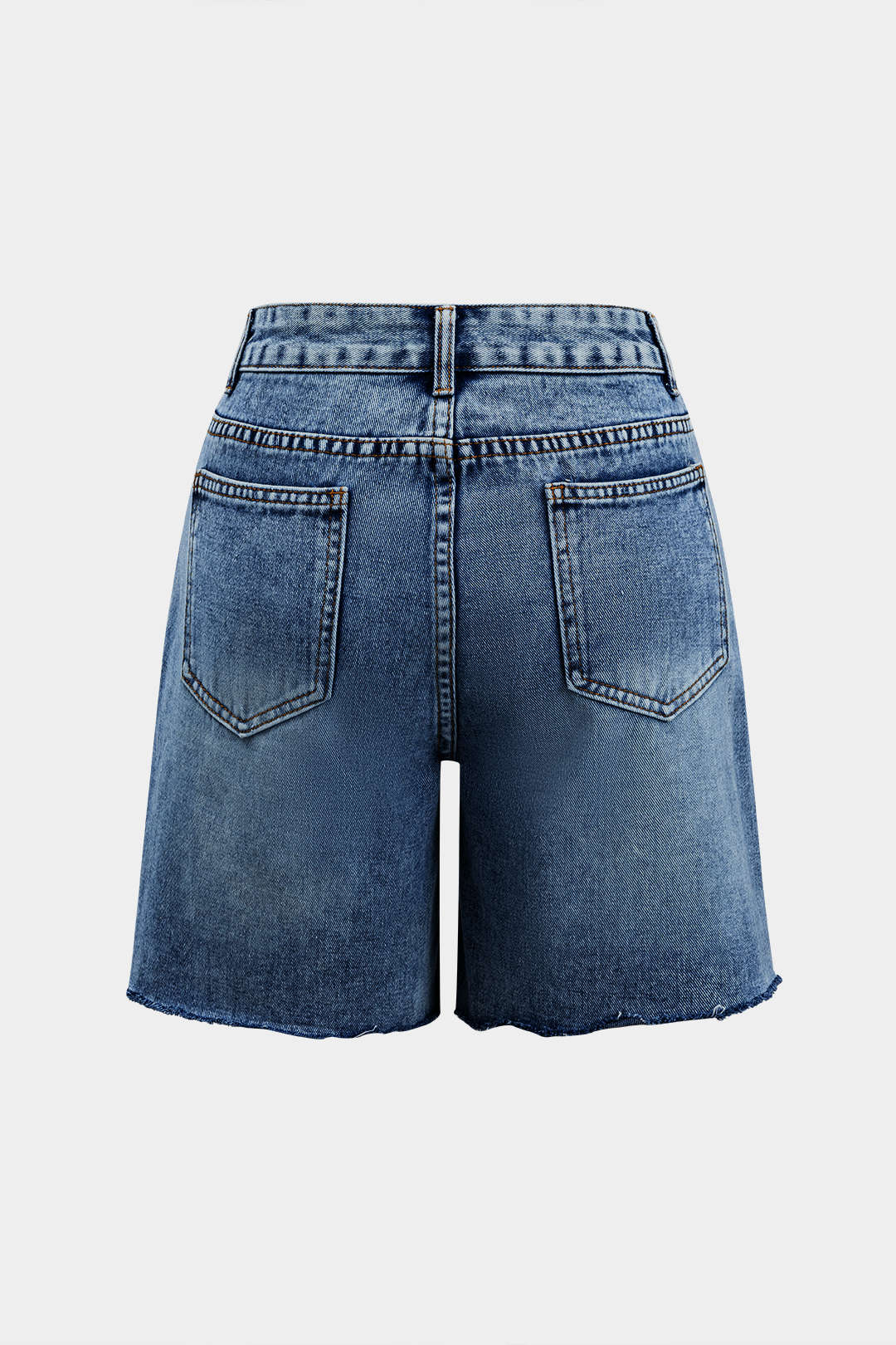 Denim Button Pocket Jorts