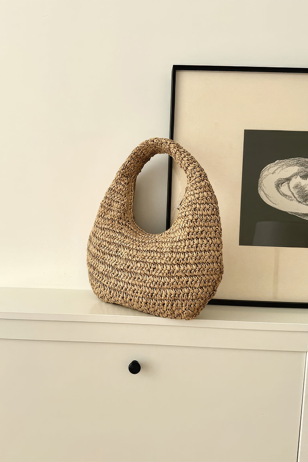 Woven Straw Handmade Tote Bag