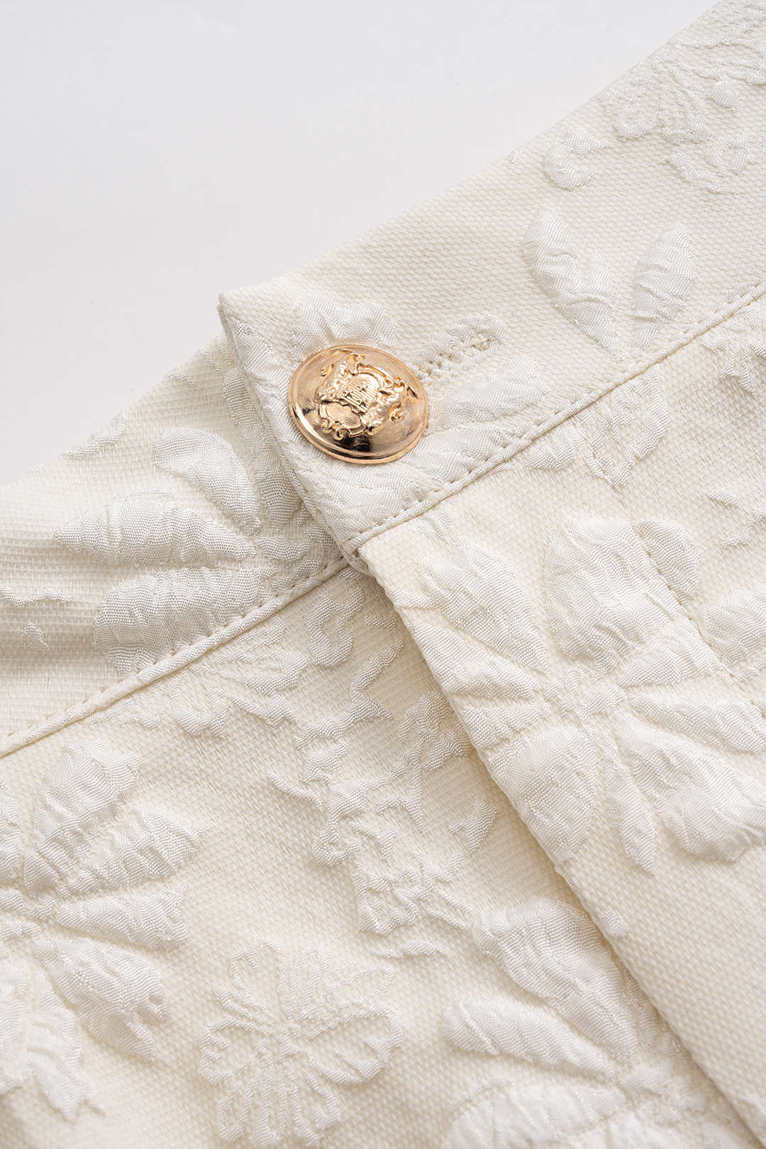 Jacquard High Waist Shorts
