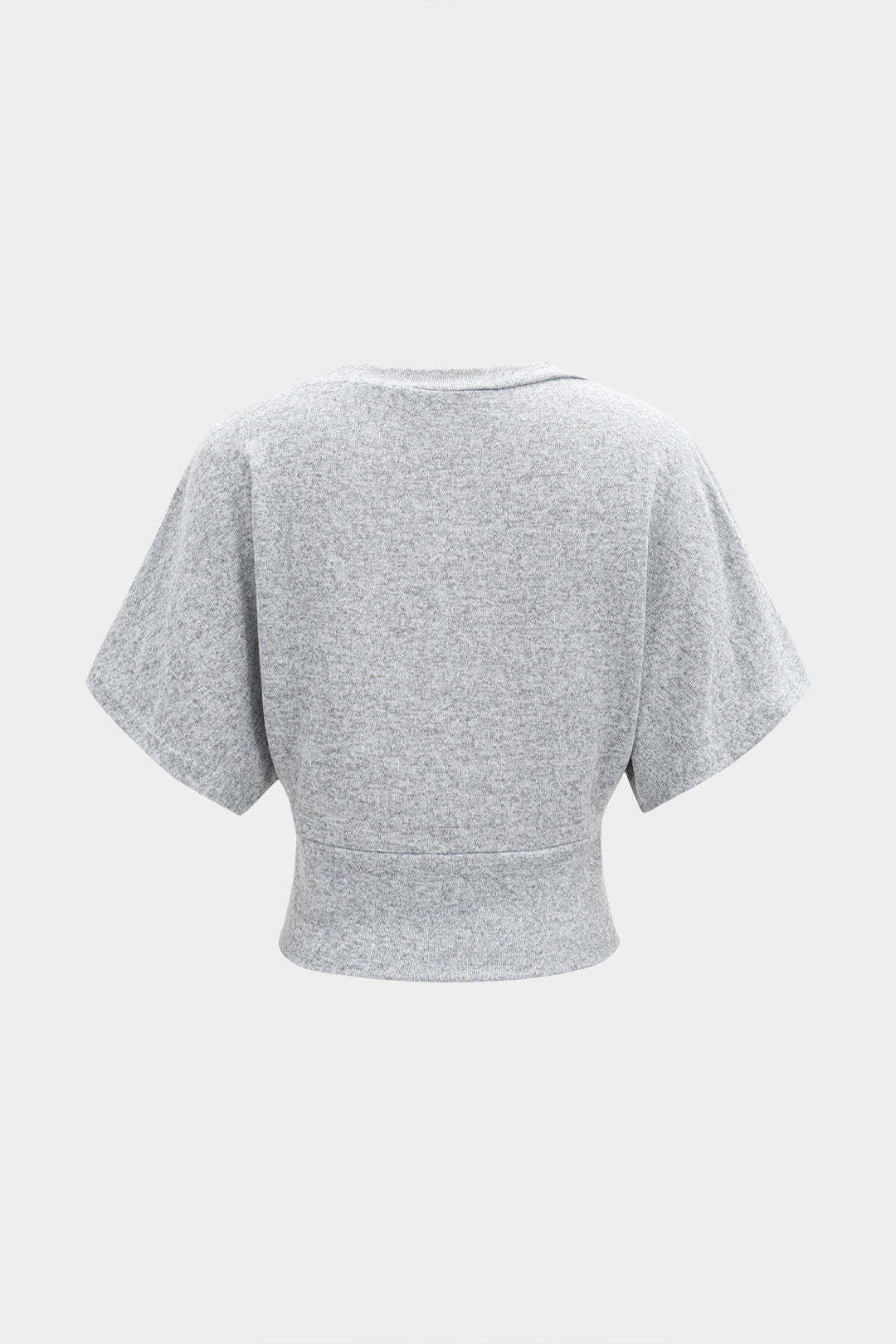 Knit Drop Shoulder Short-Sleeve Top