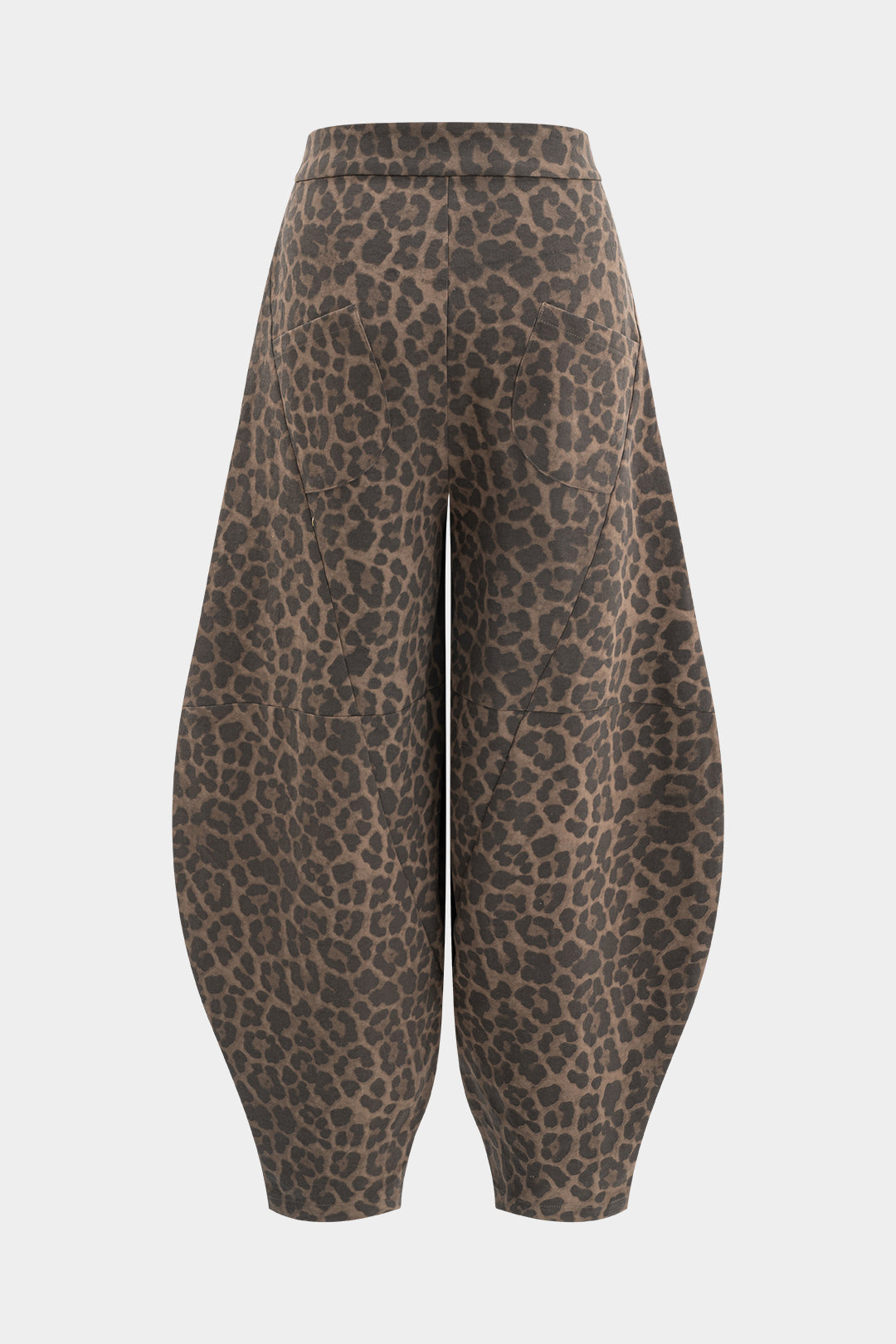 Leopard Print Wide Leg Pants