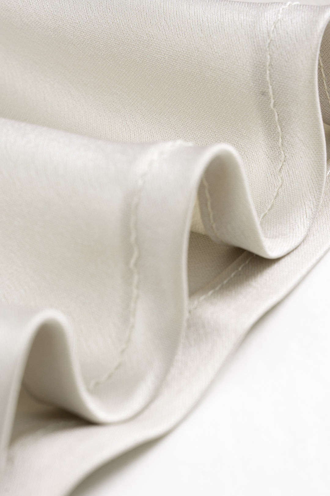 Satin Solid High Waist Skirt