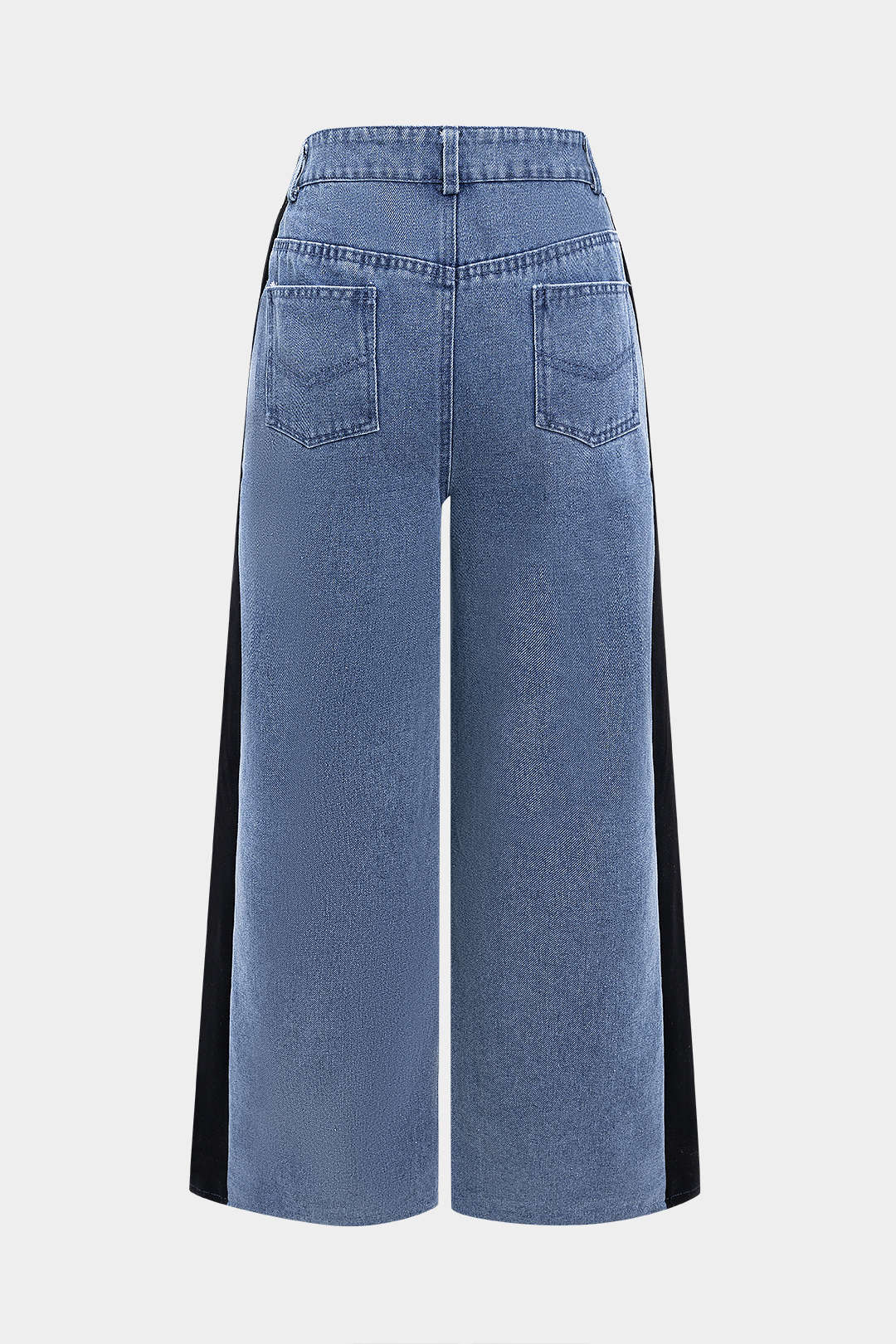Denim Patchwork Jeans