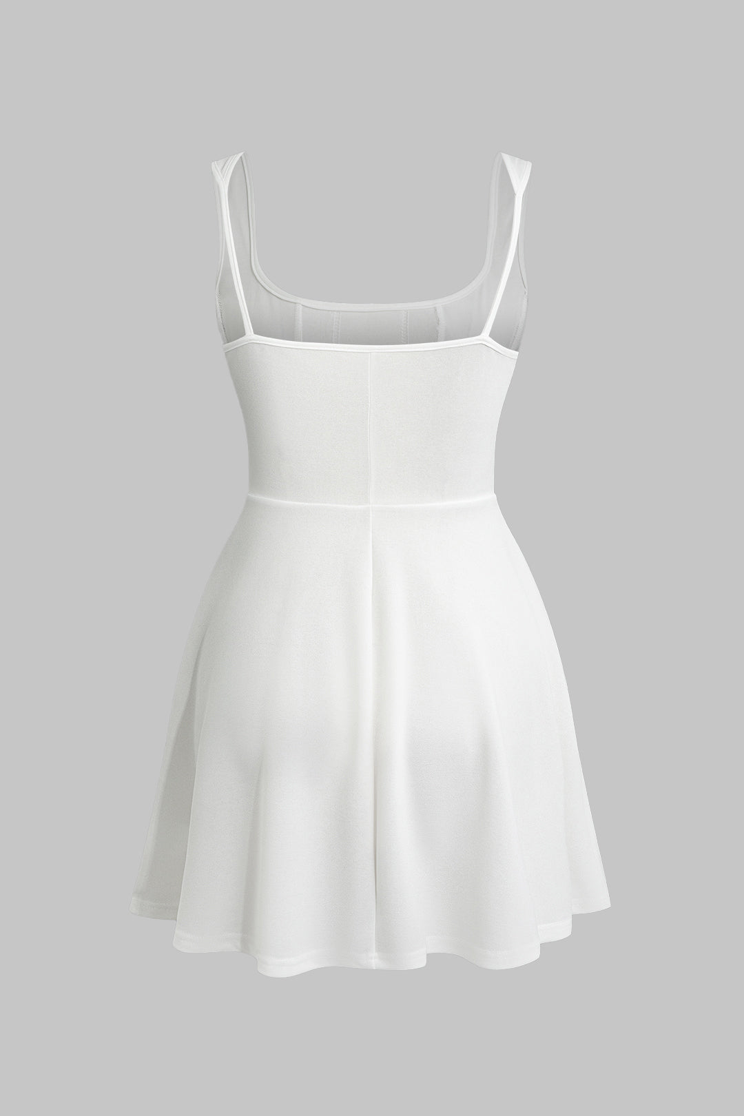 Corset Ruched Tank Sleeveless Mini Dress