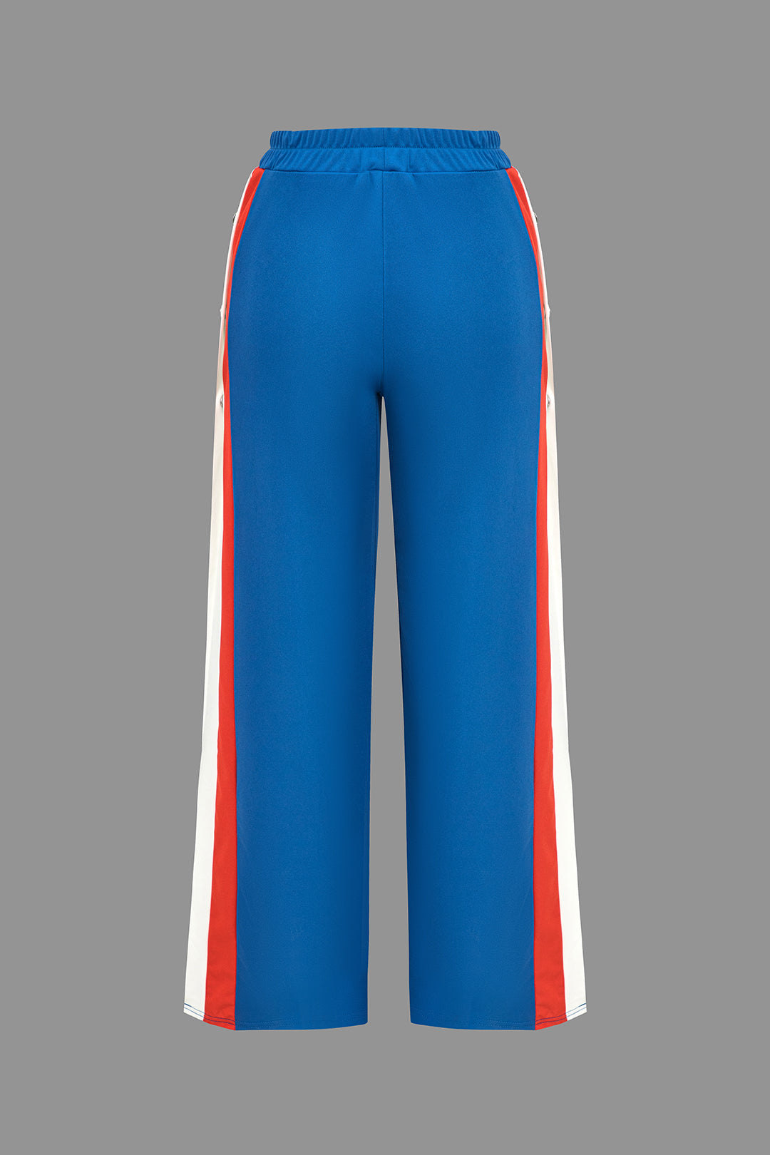 Color Block Wide Leg Trousers