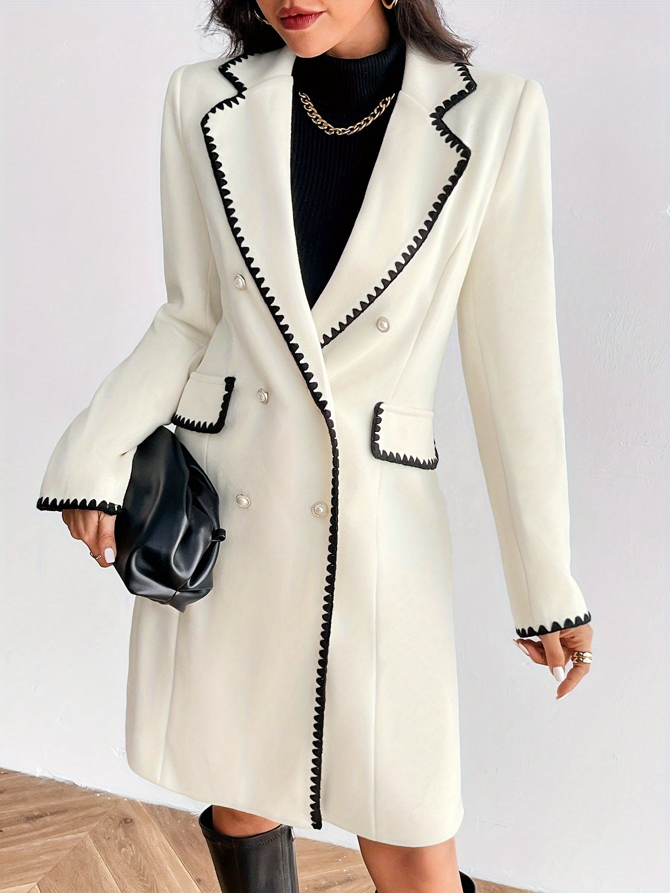Jasmine- Elegant Long Sleeve Coat