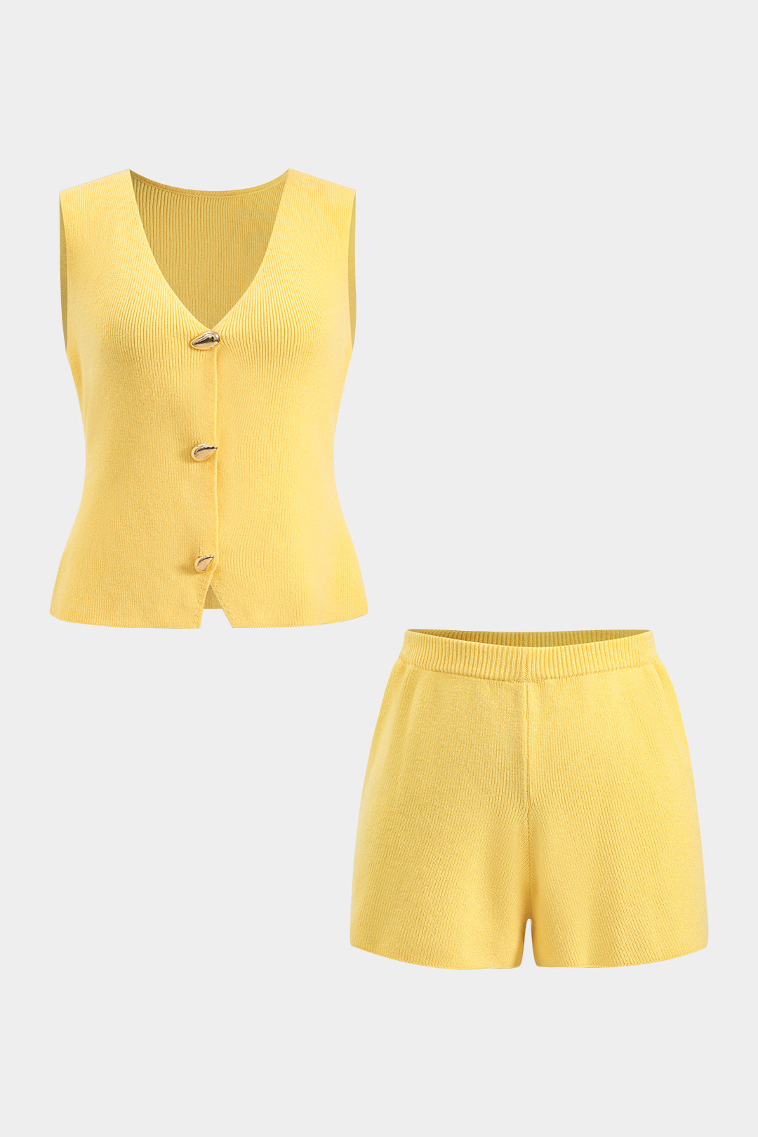 Plus Size Solid Shorts