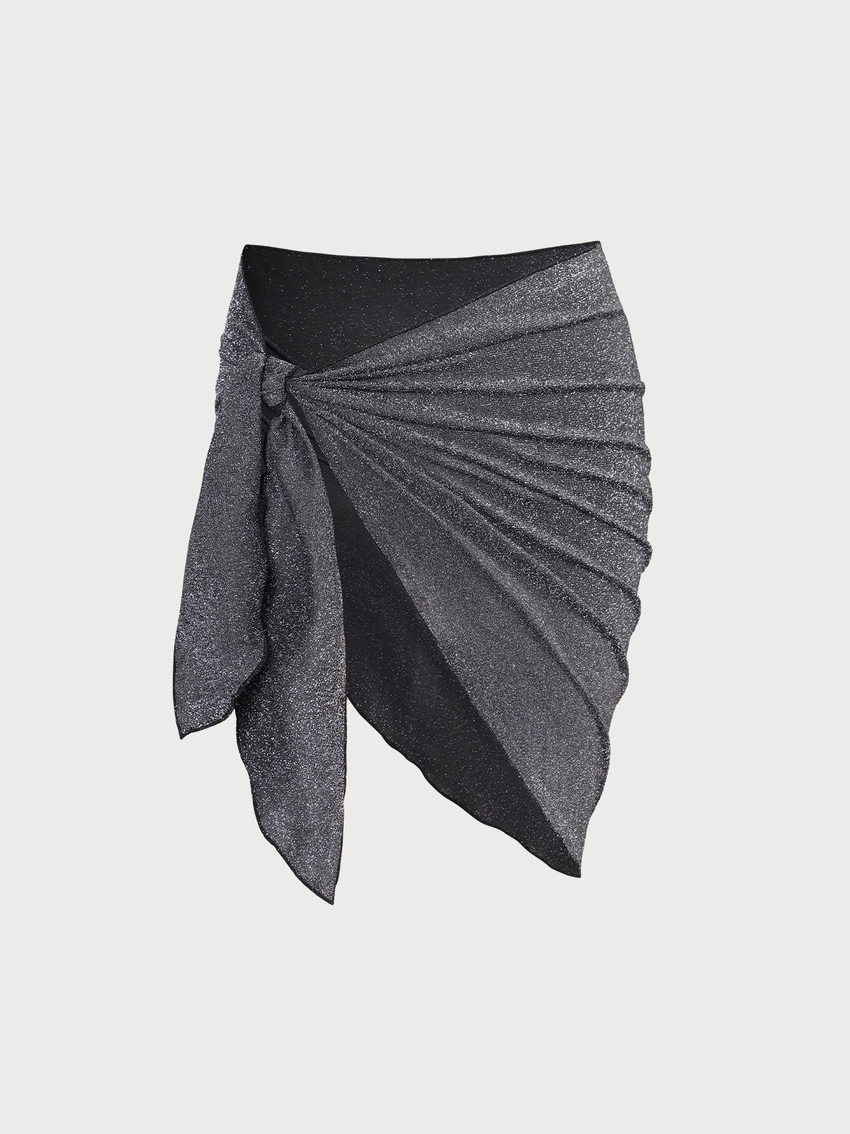 Black Lurex Cover-Up Skirt