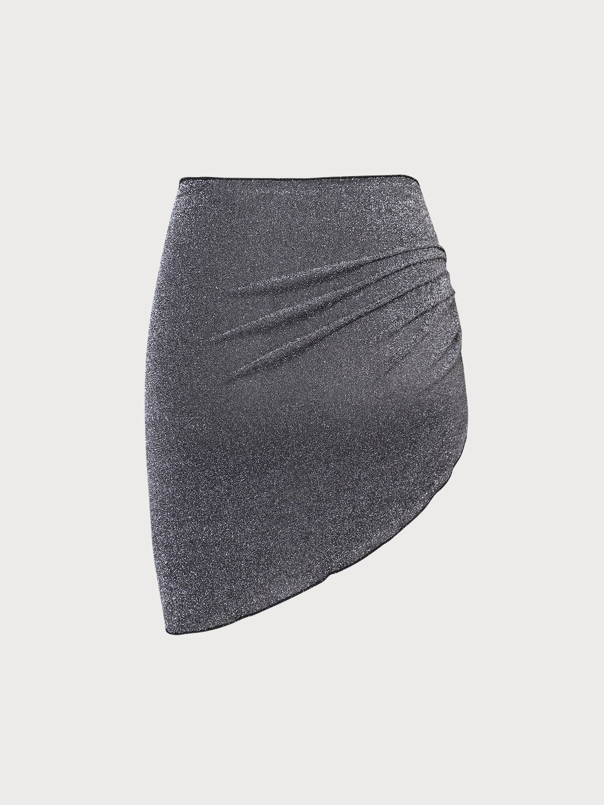 Black Lurex Cover-Up Skirt