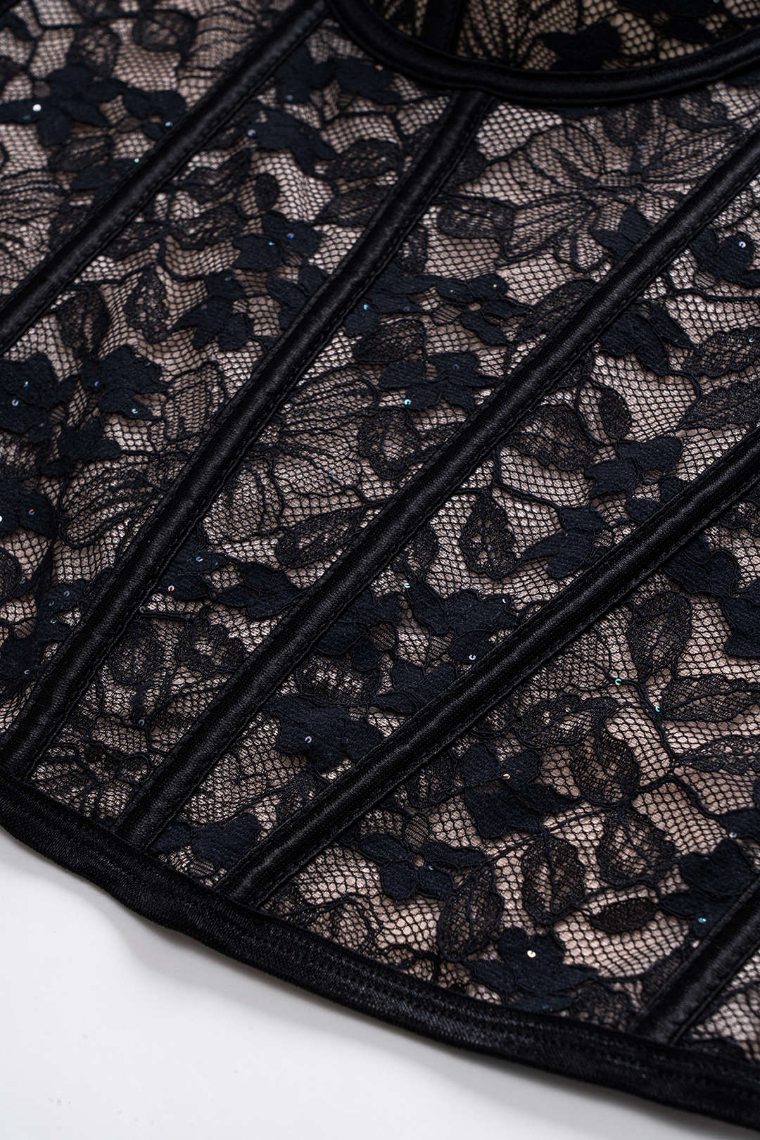 Lace Bustier Slip Cami Top