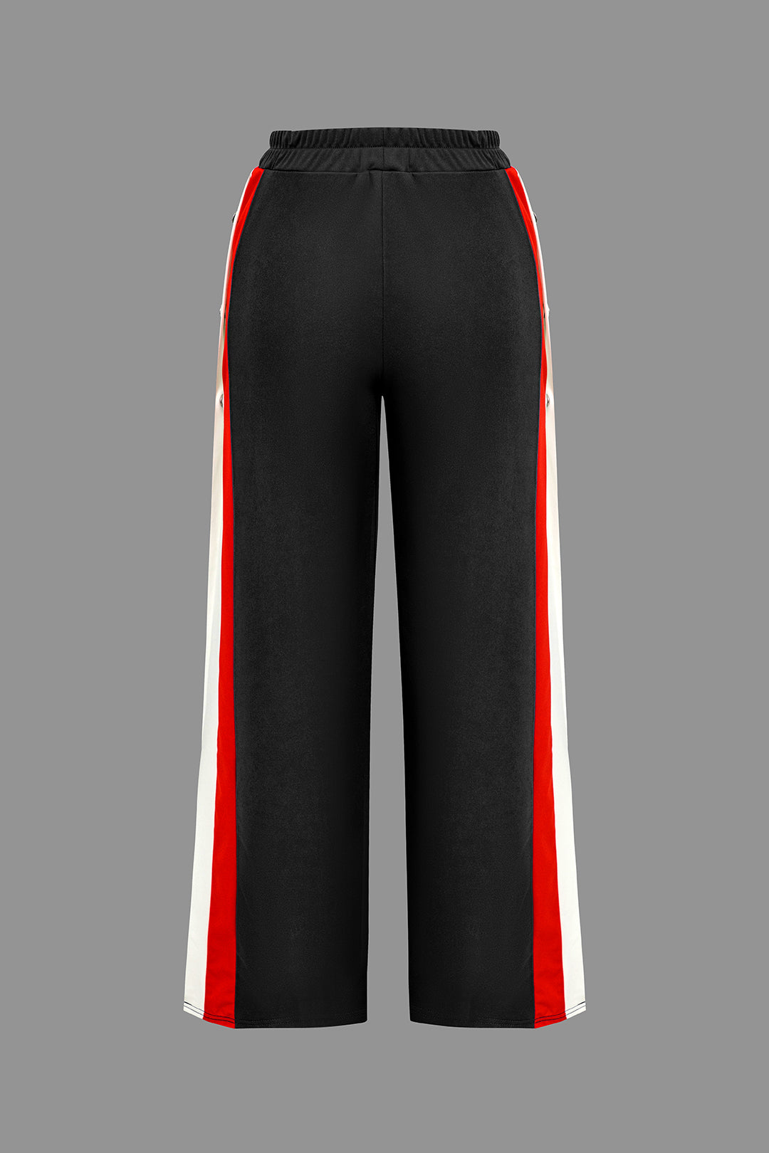 Color Block Wide Leg Trousers