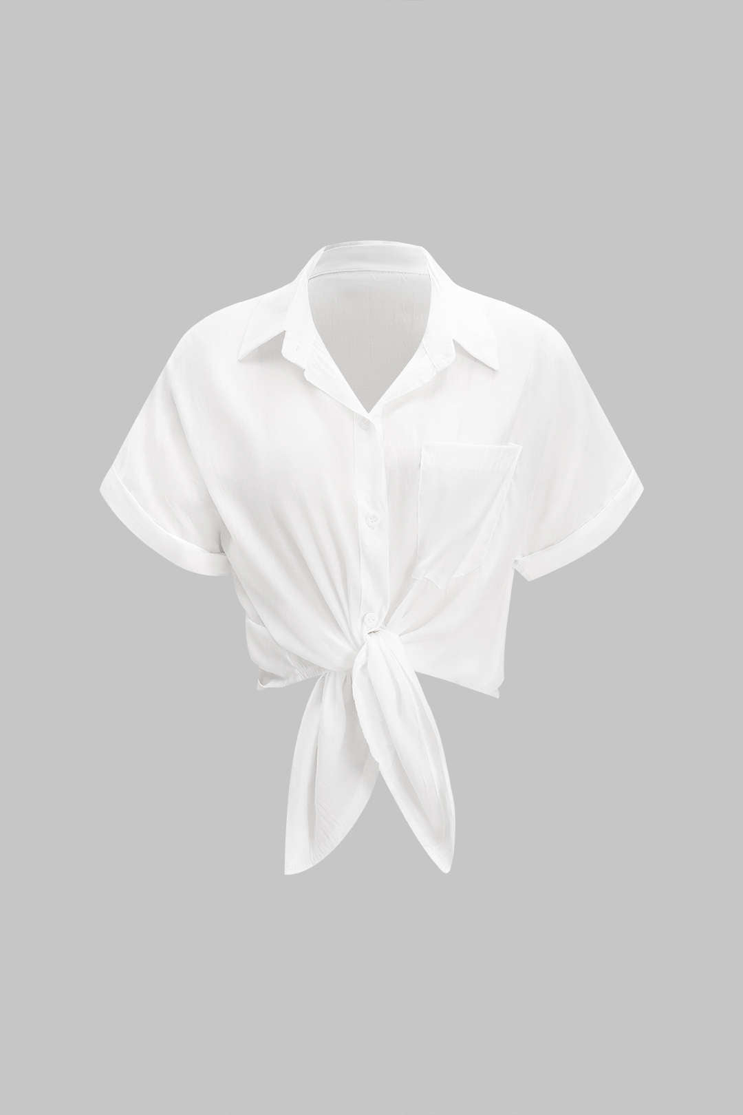 Button Pocket Short-Sleeve Shirt