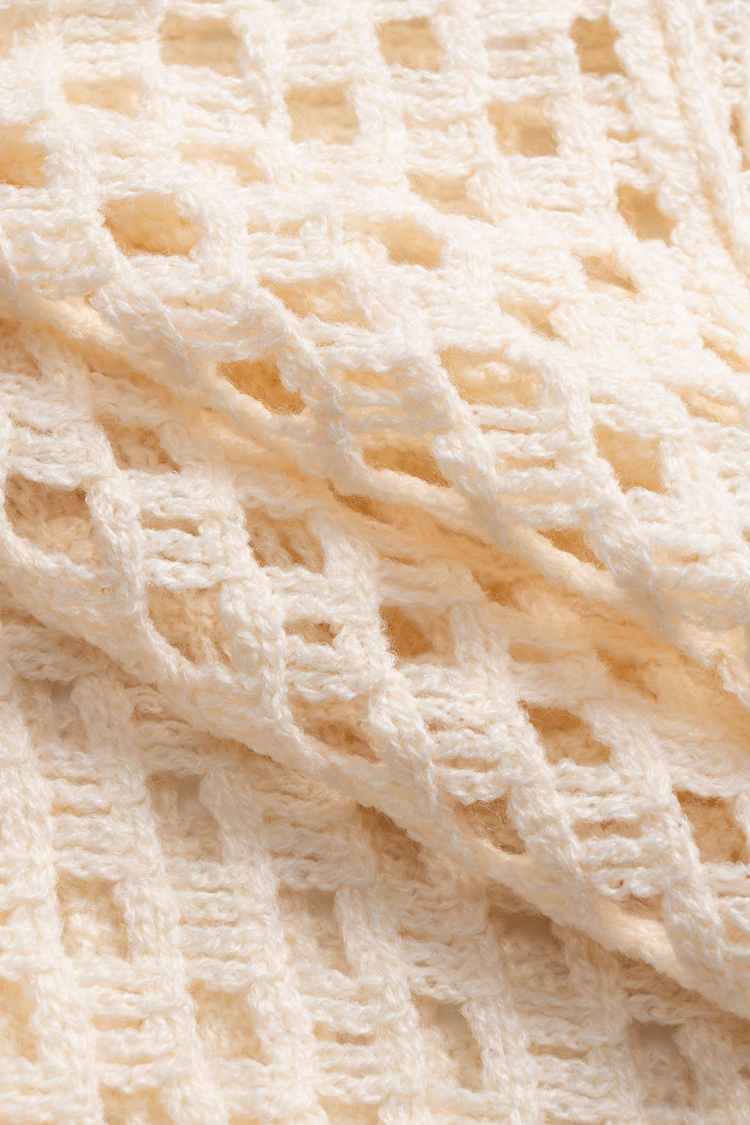 Knitted Cut Out Sleeveless Crochet Tank Top