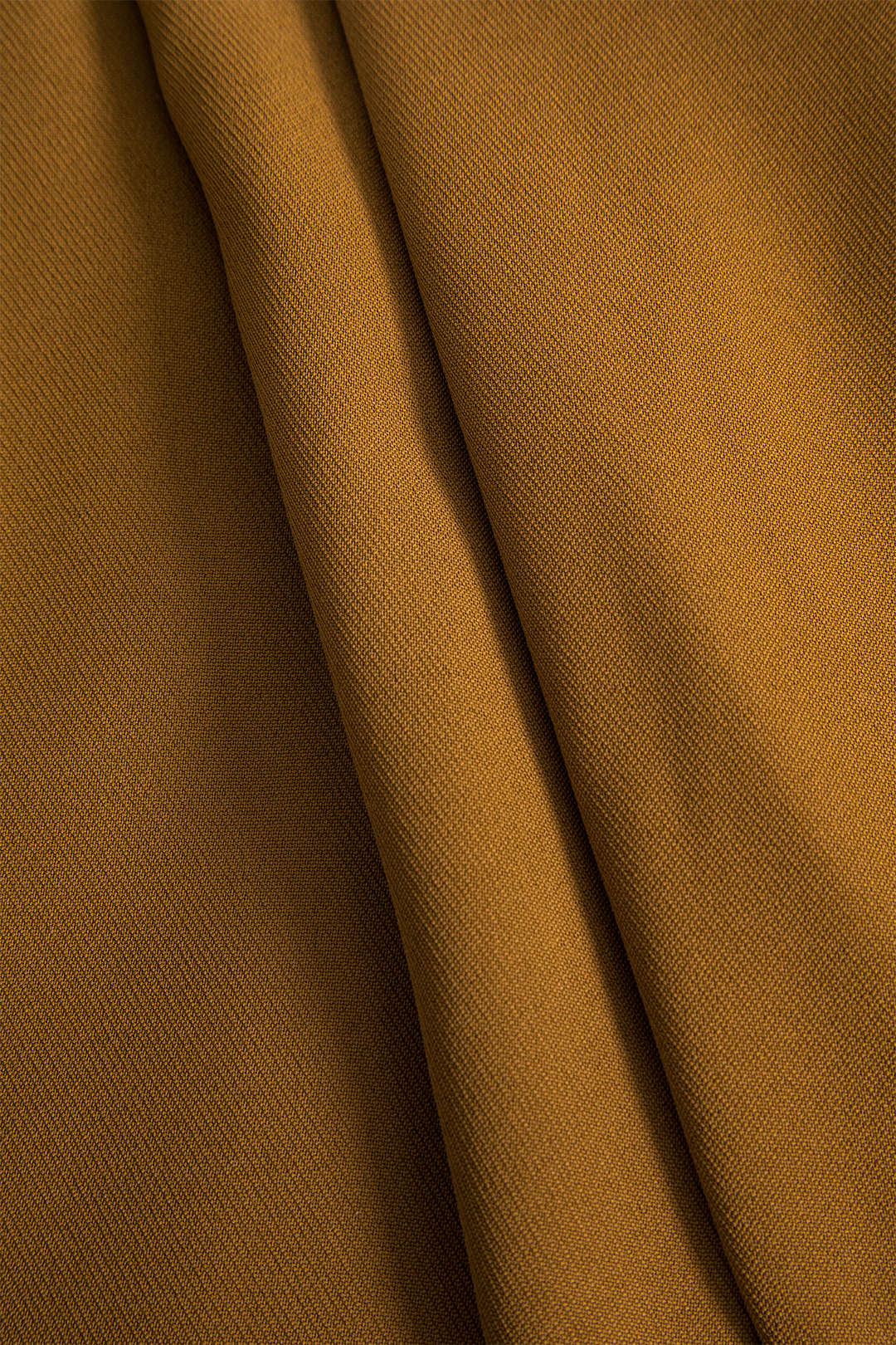 Solid Button Metallic Zipper Skirt