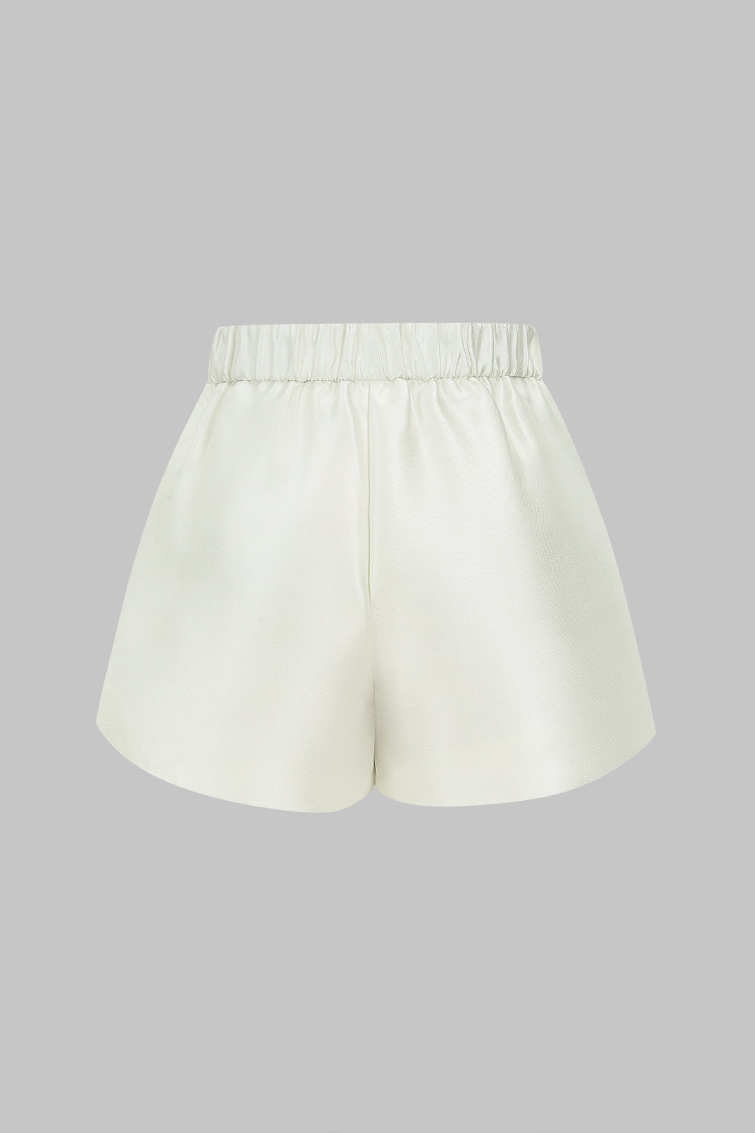 Satin High Waist Wide Leg Shorts