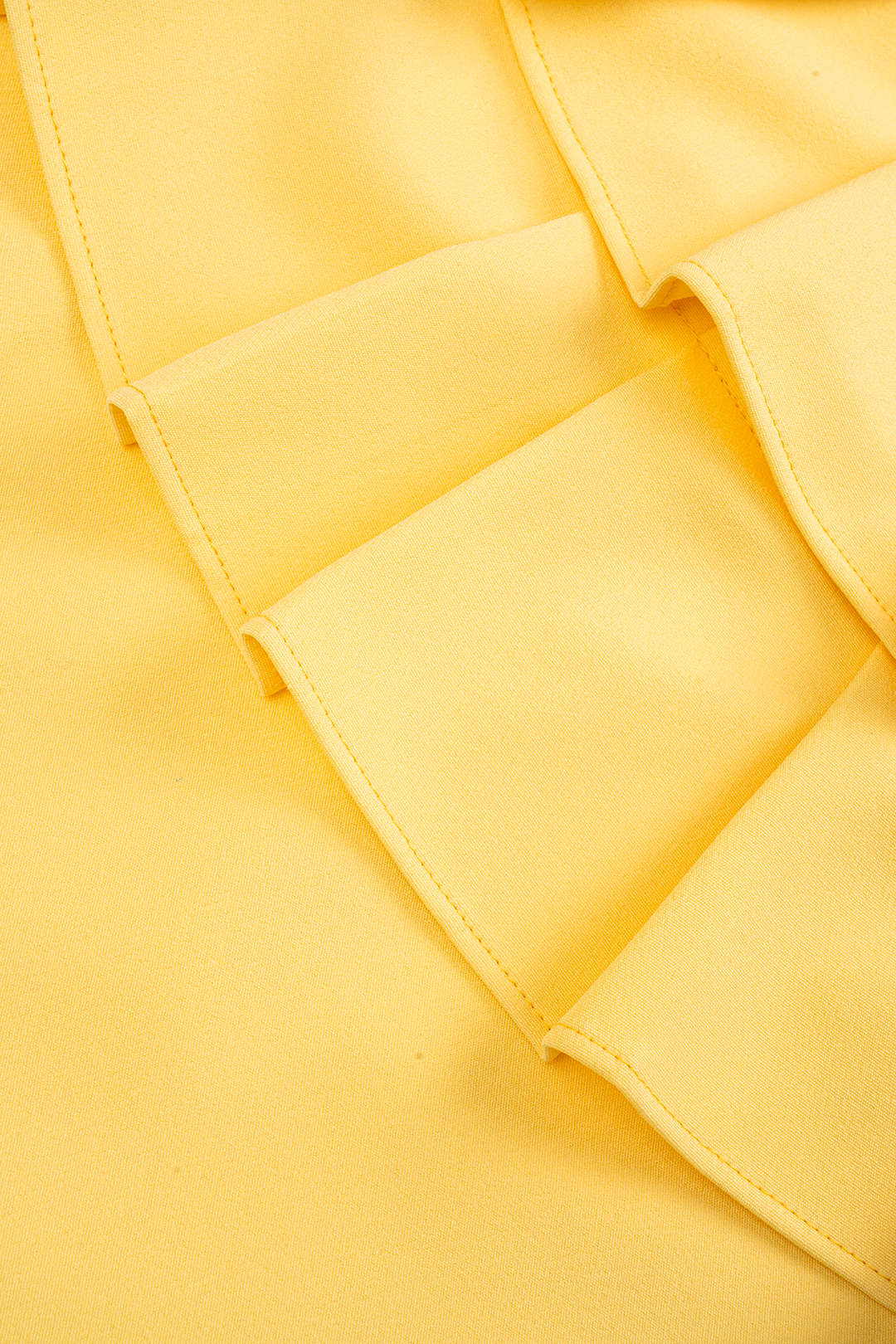 Solid Pleated Zipper Skirt