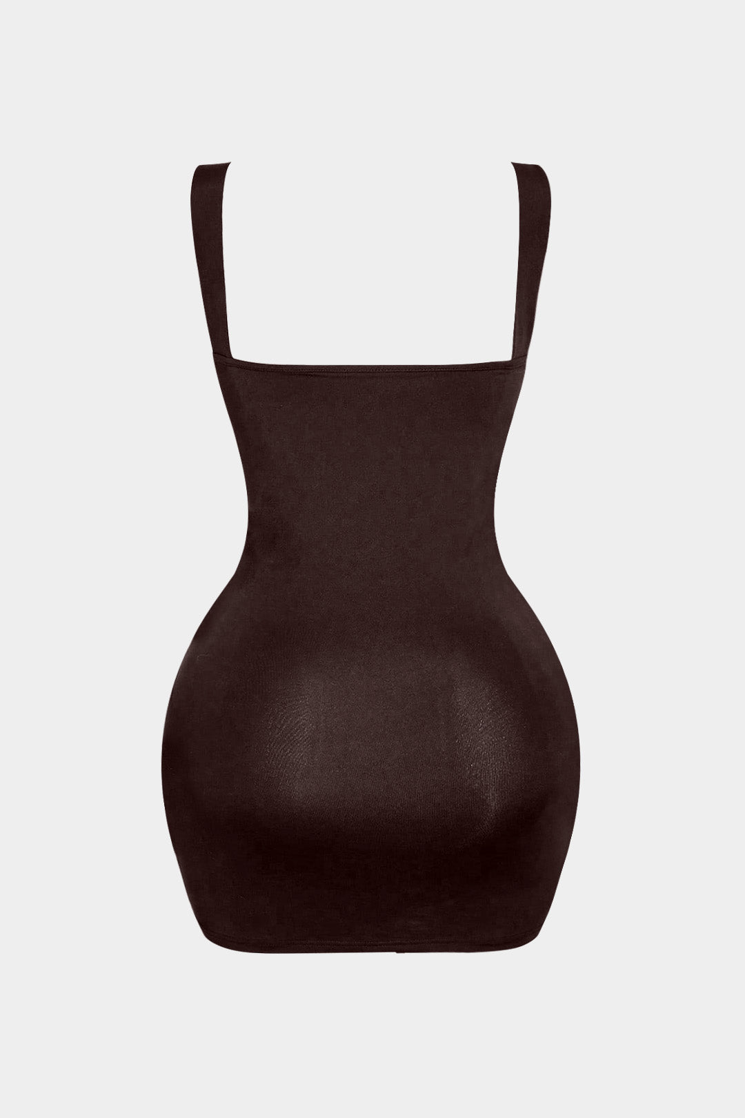 Plus Size Metallic Decor Crossed RUched Sleeveless Mini Dress