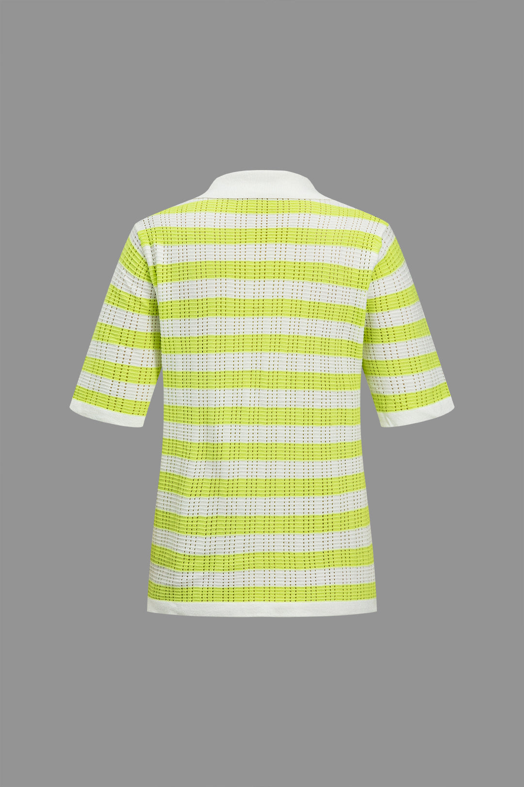 Knit Color Block Short-Sleeve Top