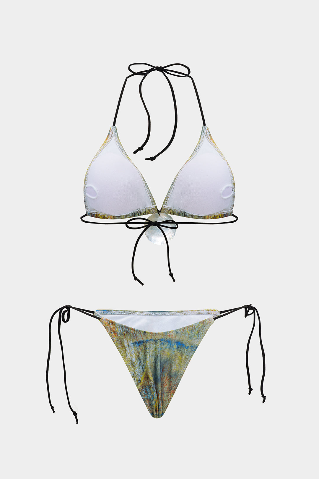 Watercolor Print Bikini Set