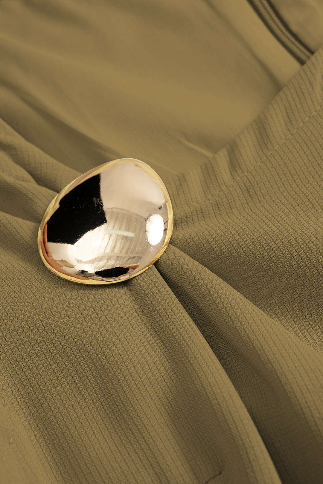 Asymmetrical Metallic Decor Sleeveless Maxi Dress
