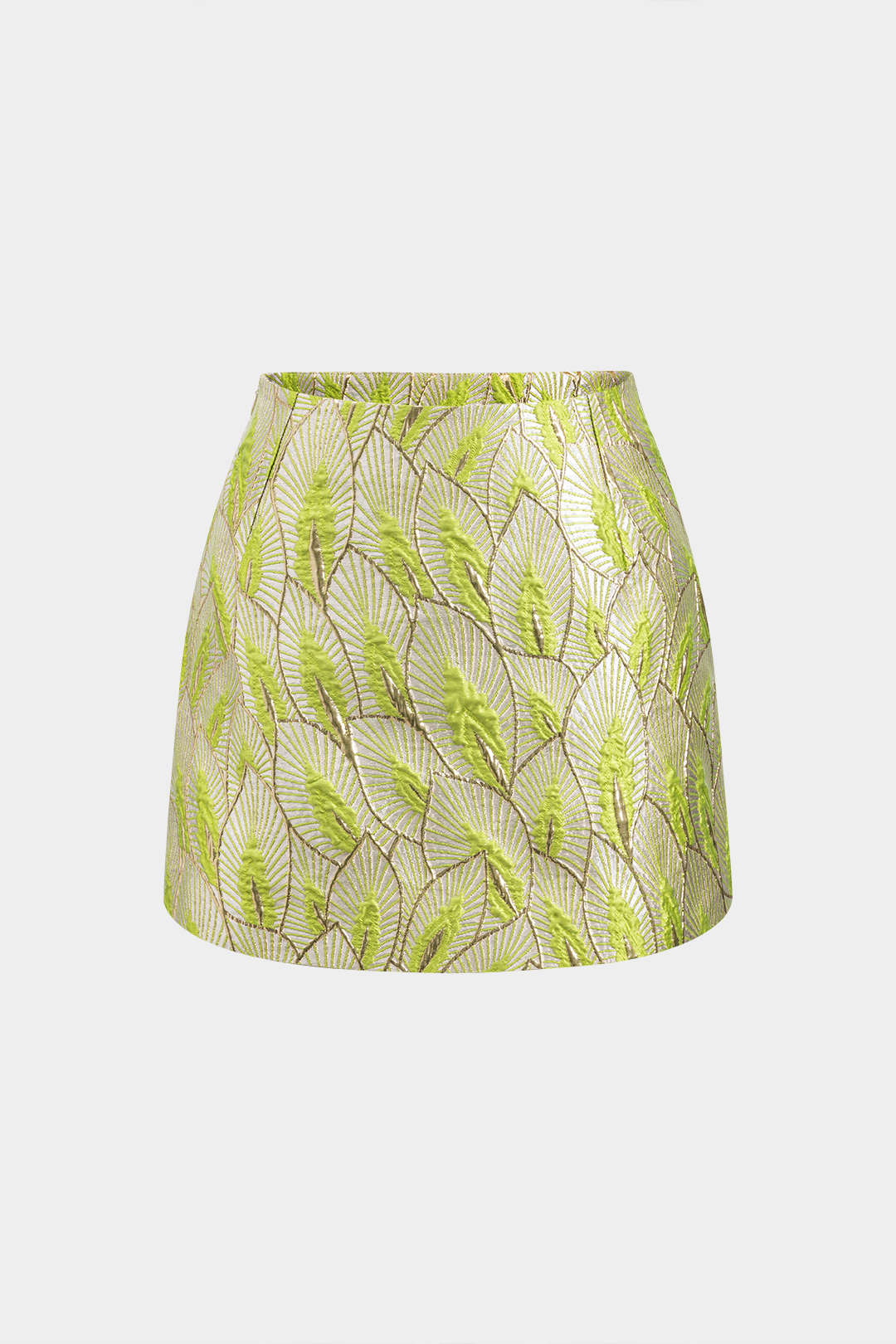 Jacquard Tie Back Tube Top And Skirt Set