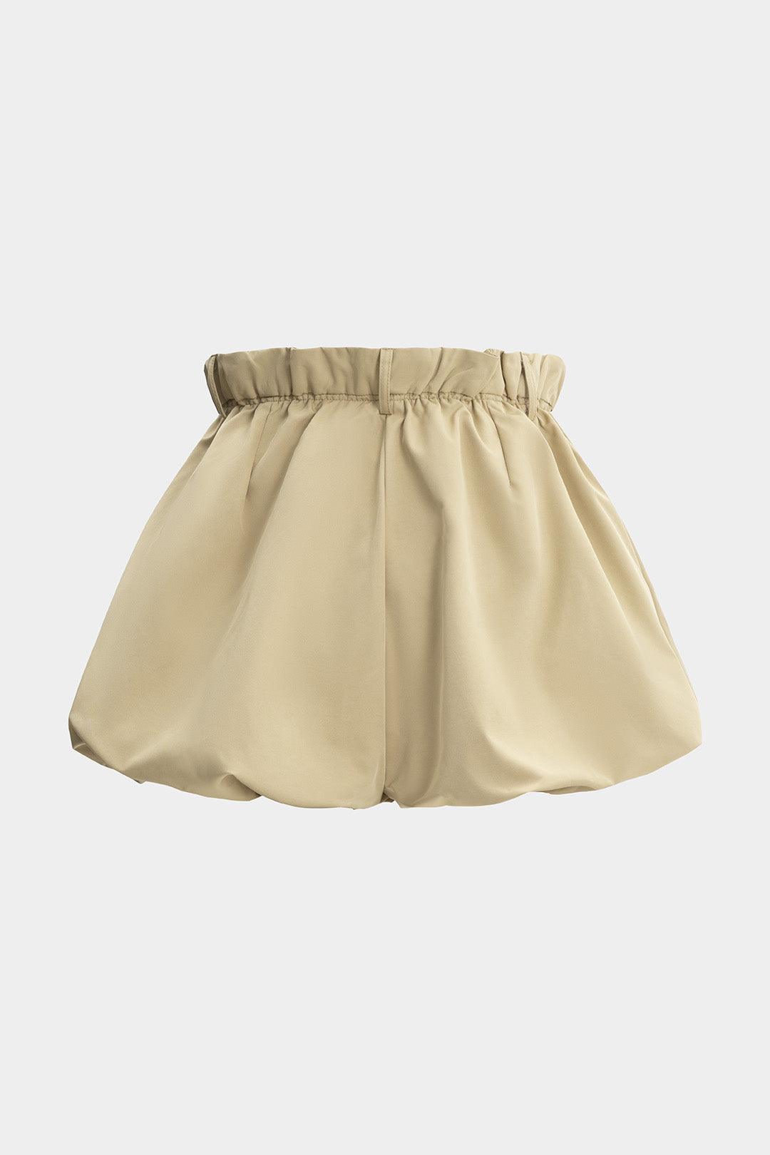 Pocket Zipper Ruched Shorts