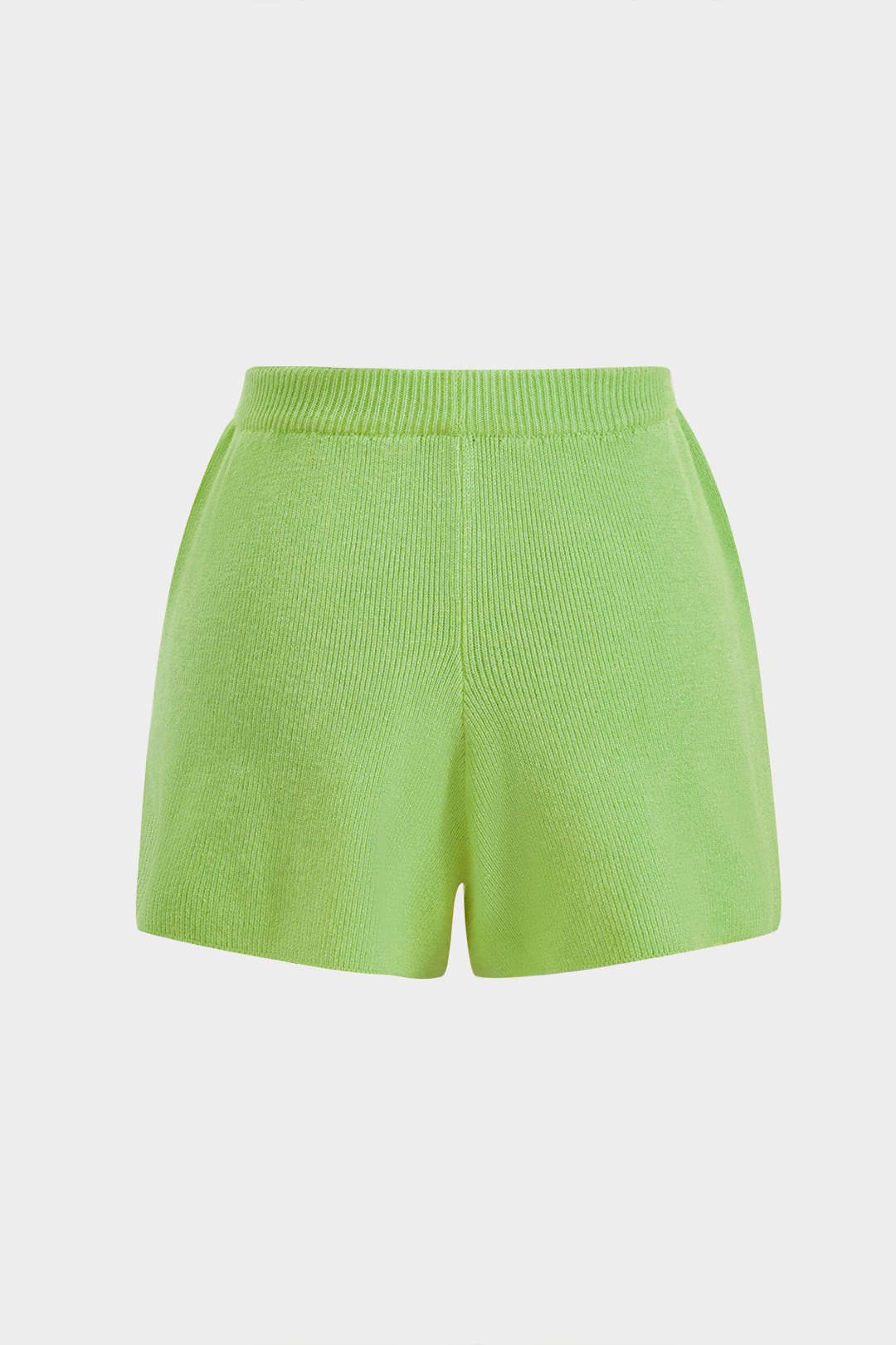 Solid Sweater Shorts