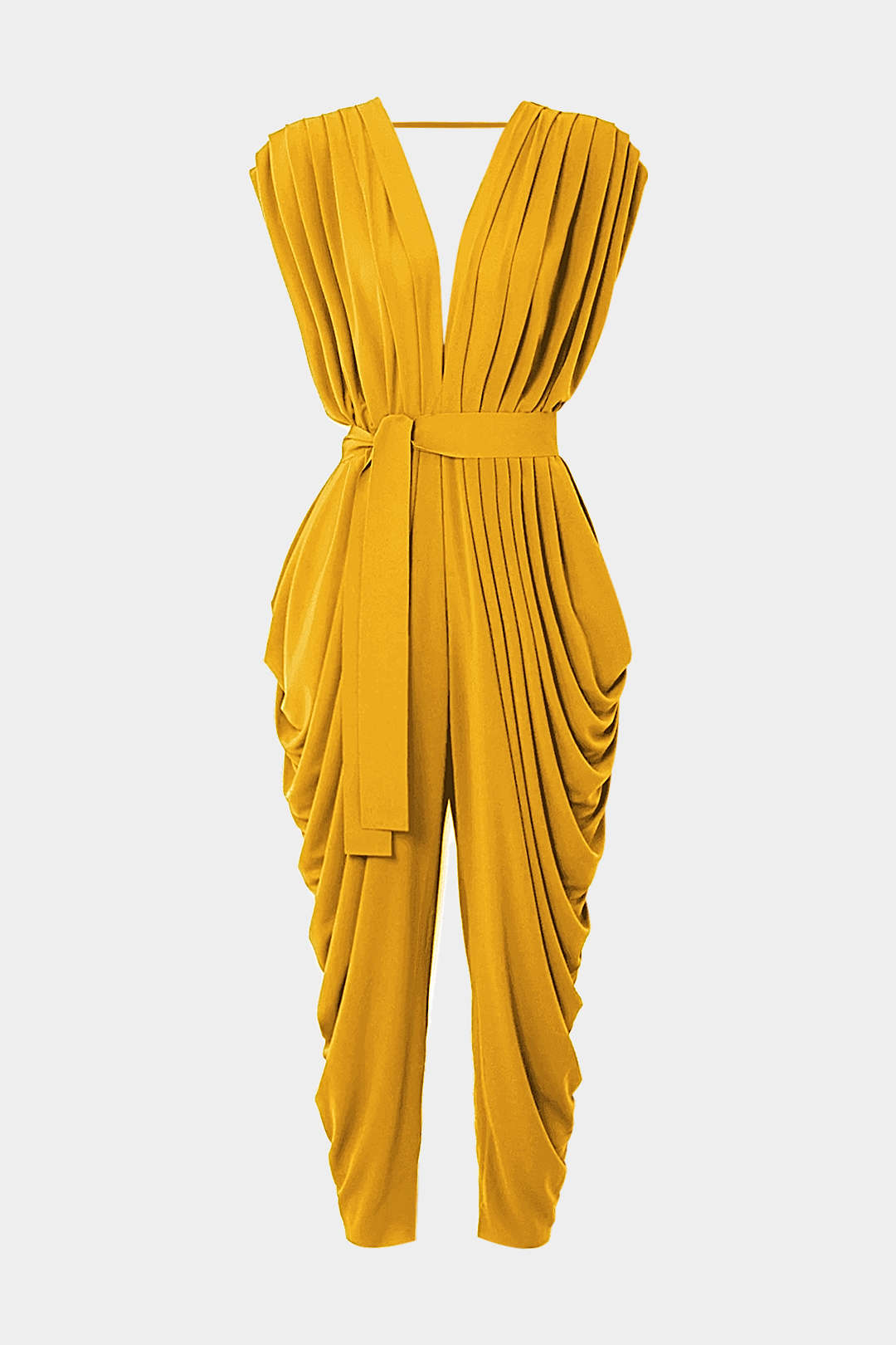 Sleeveless V-neck Jumpsuit