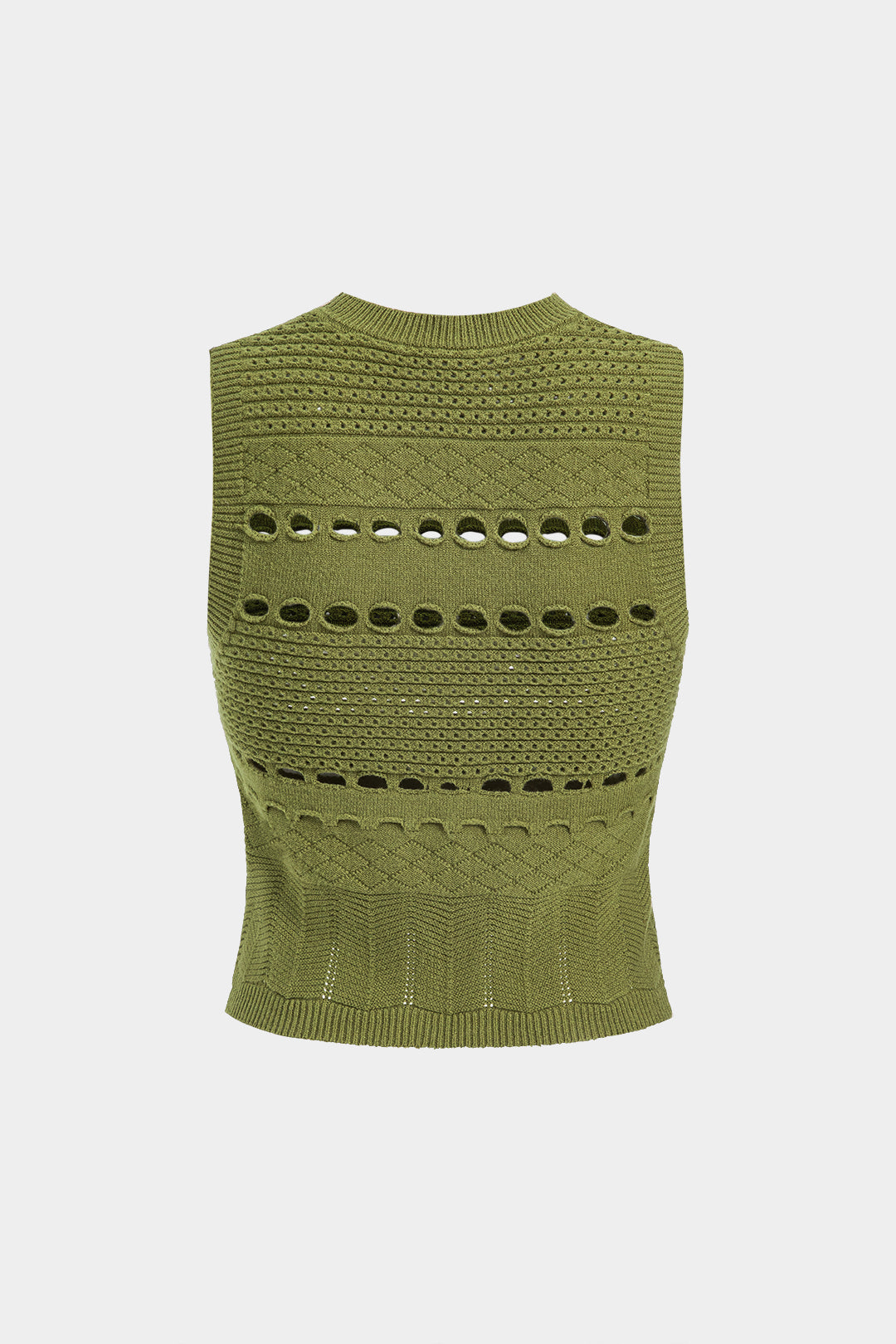 Knit Hollow Out Tank Top