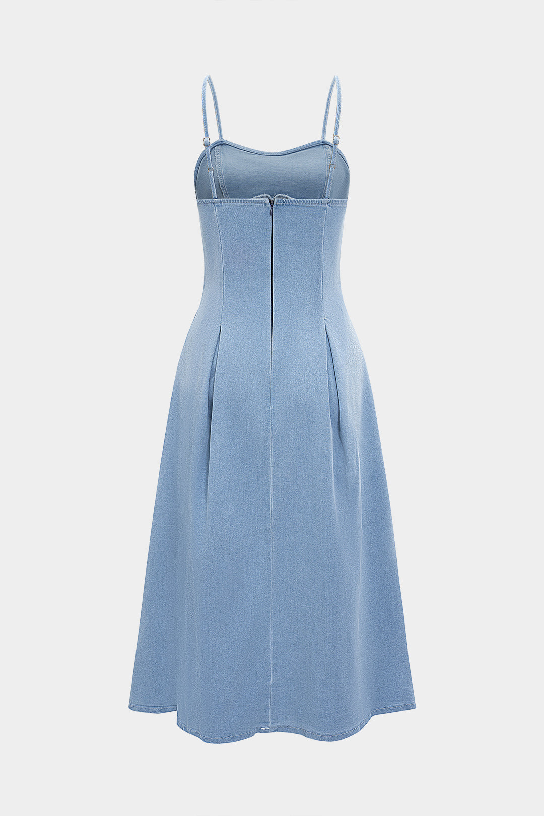 Denim Sleeveless Maxi Dress