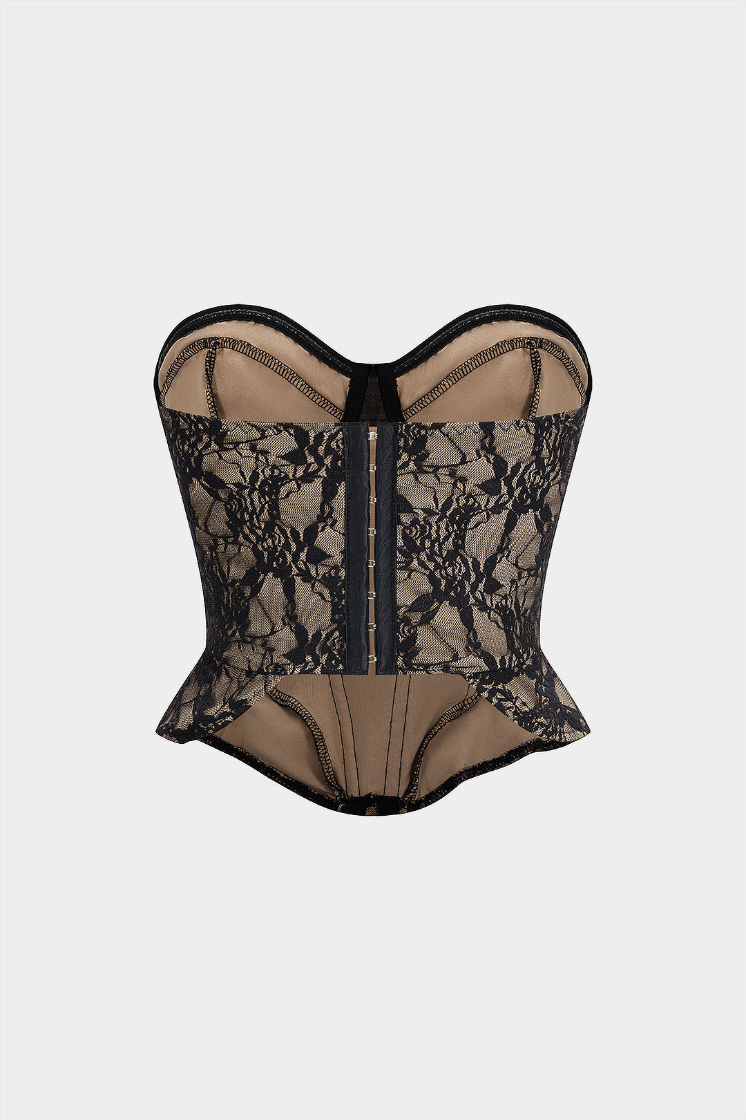 Lace Backless Corset Strapless Tube Top