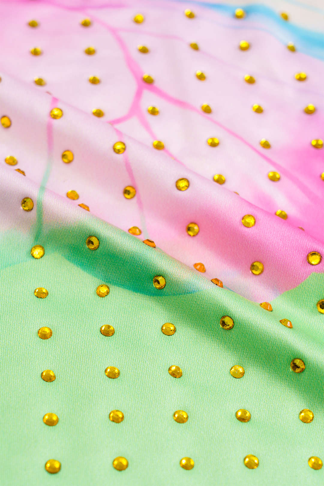 Leopard Pattern Rivet Skirt