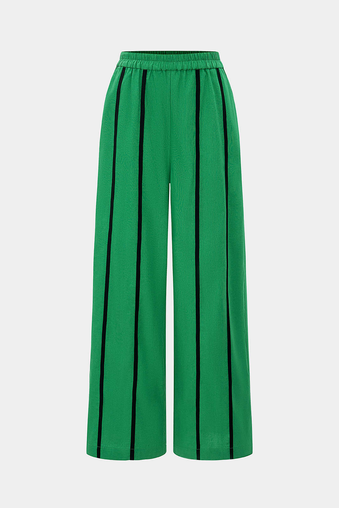 Pocket Detail Patchwork Trousers