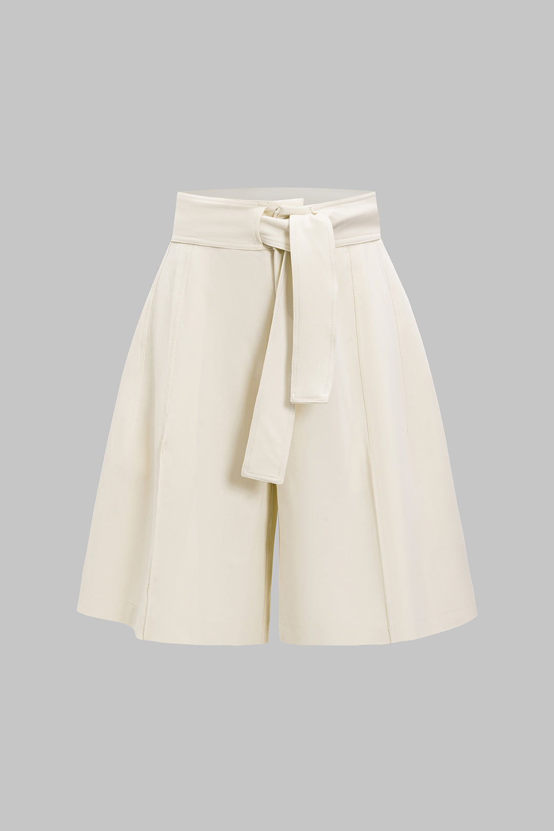 Tie-Up Ruched Shorts