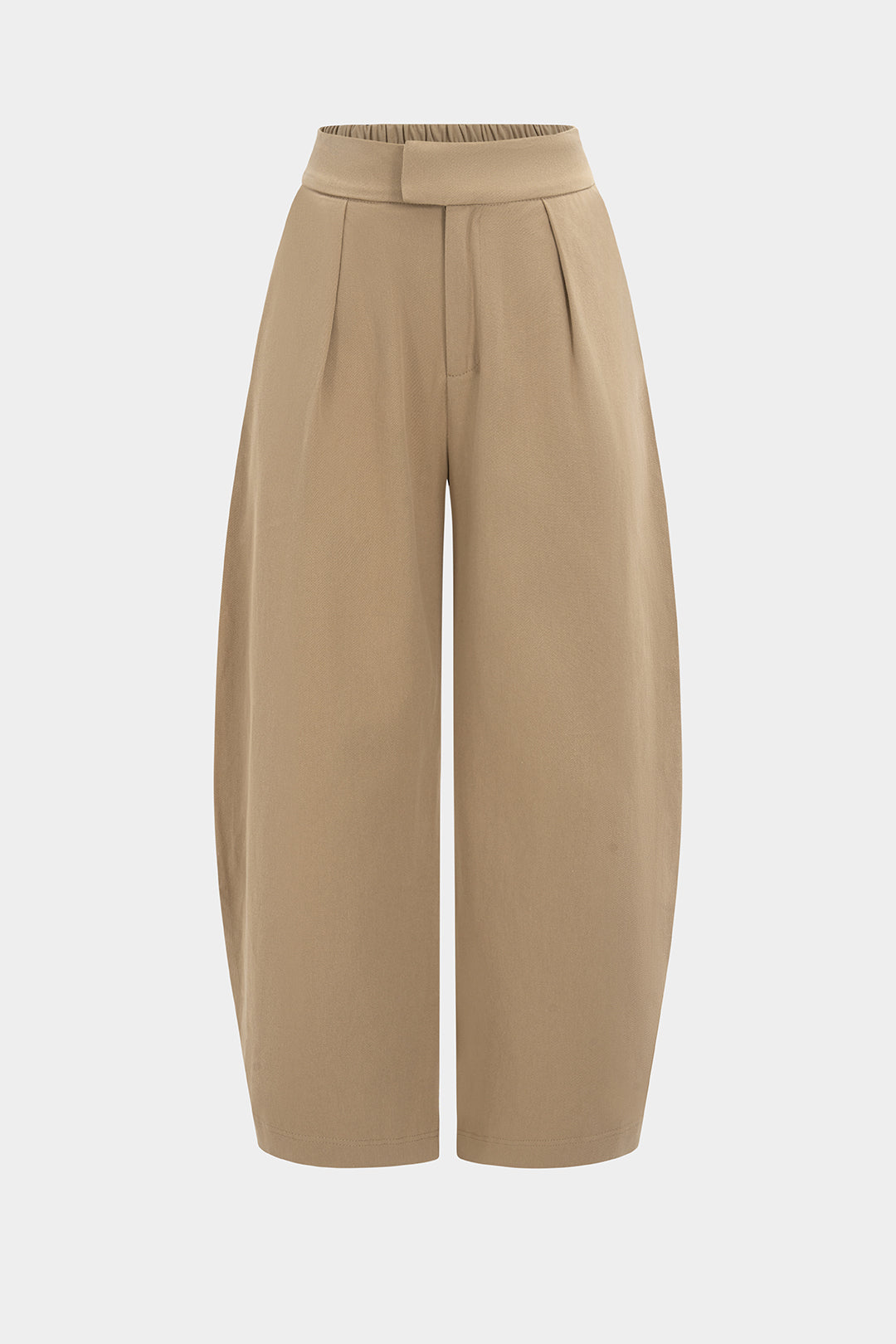 High Waist Barrel Trousers