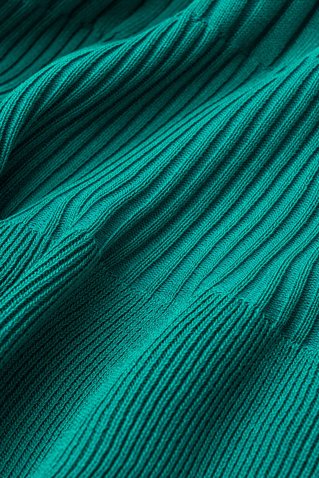 Knit Hollow Out Pleated Ruffle Sleeveless Dress