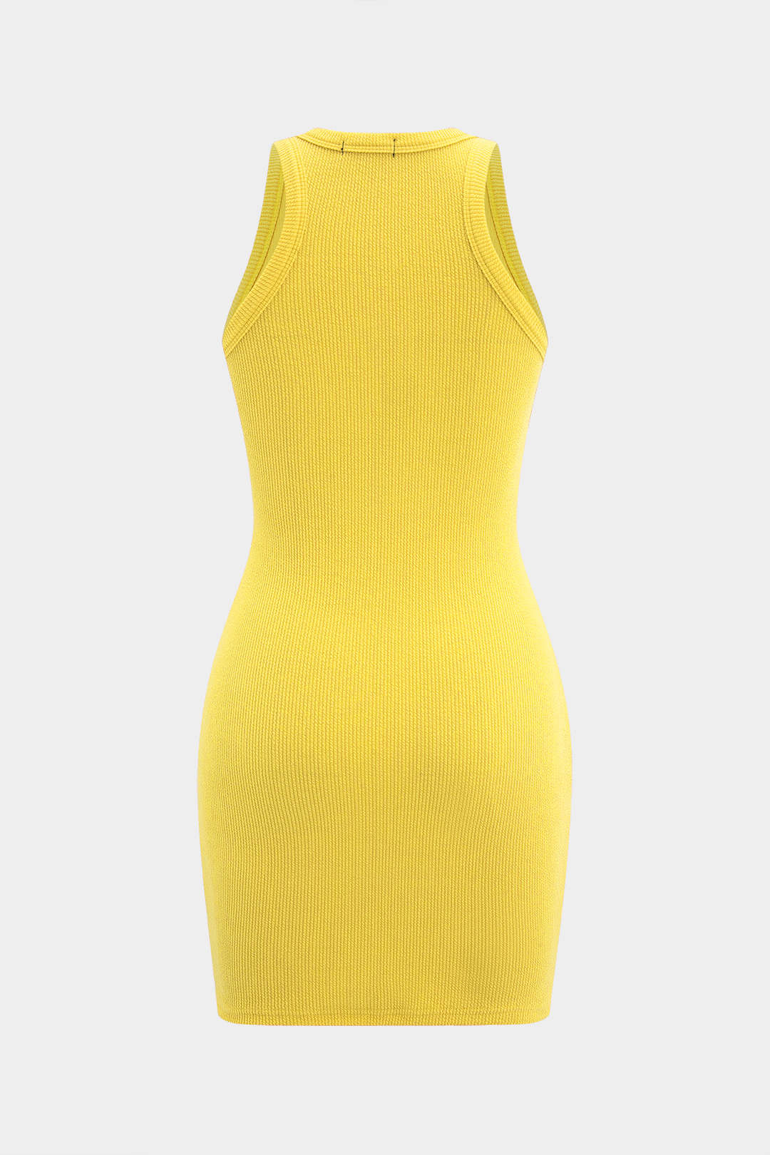 Letter Embroidery Sleeveless Mini Dress