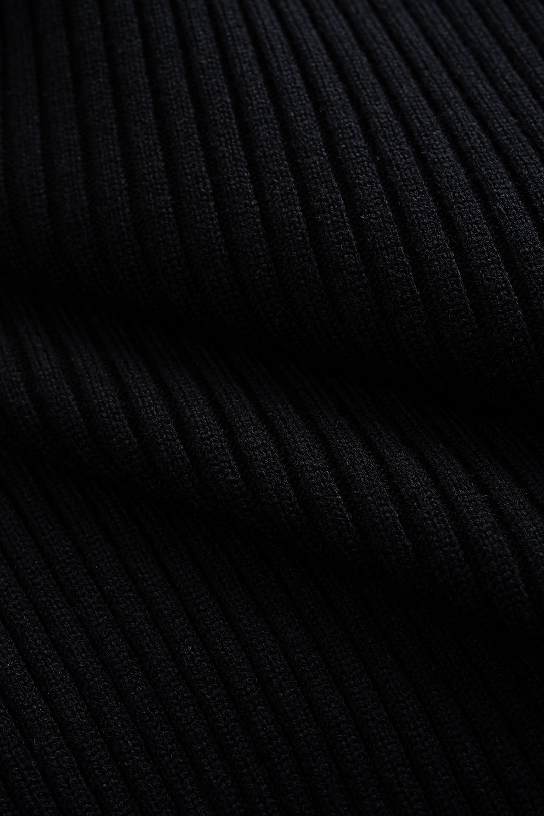 Knit Contrast Button Sleeveless Dress