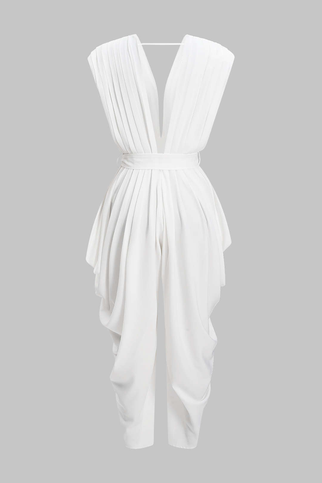 Sleeveless V-neck Jumpsuit