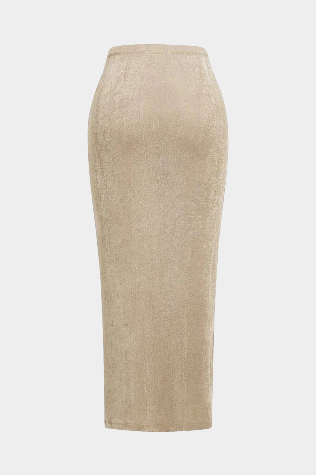 Ruched Twist Knot Split Skirt