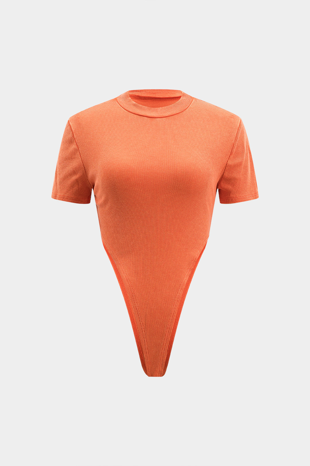 Short Sleeve Bodysuit And Pocket Detail Shorts Set