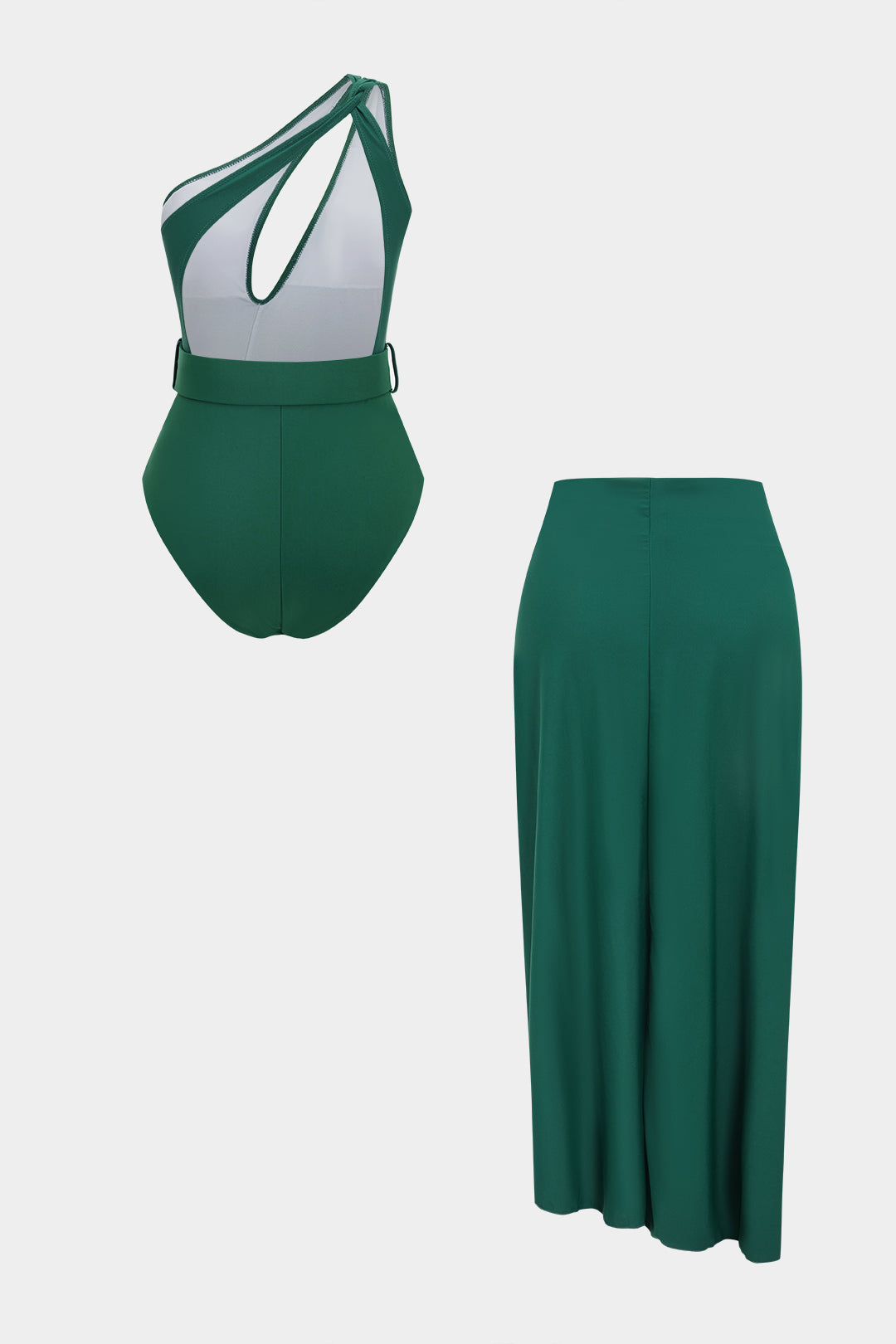 Cut Out Belted Bikini Set