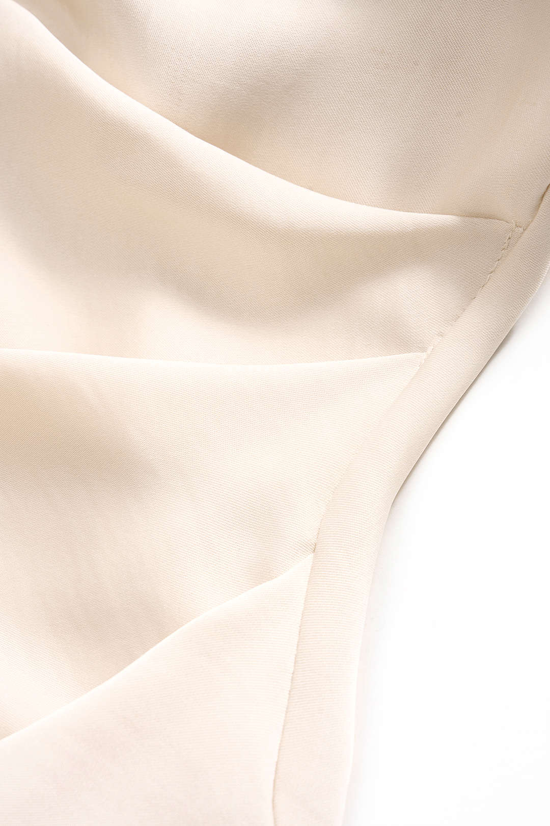 Satin Slip Twist Knot Ruched Sleeveless Midi Dress