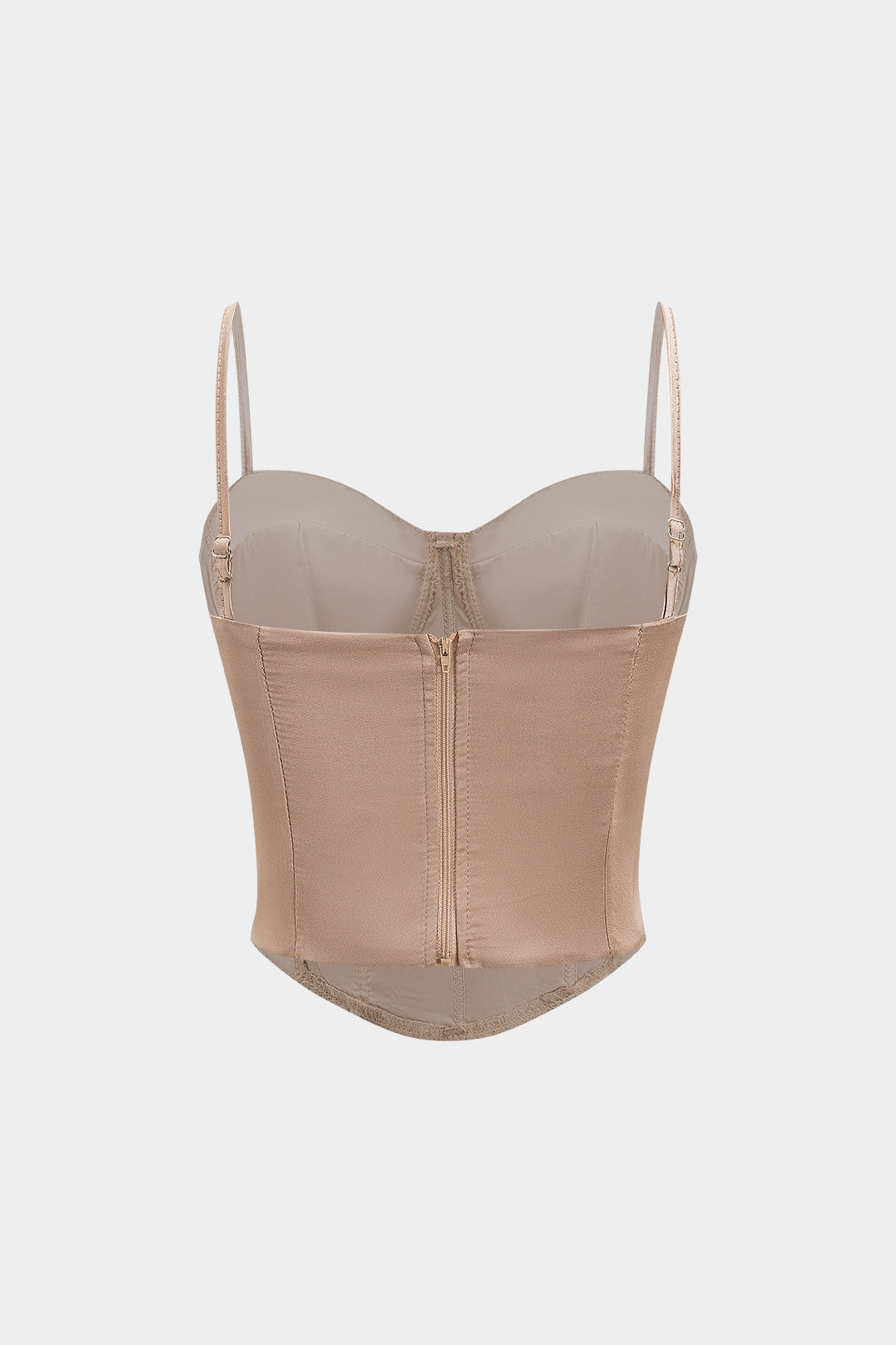 Slip Mesh Corset Bustier Cami Top