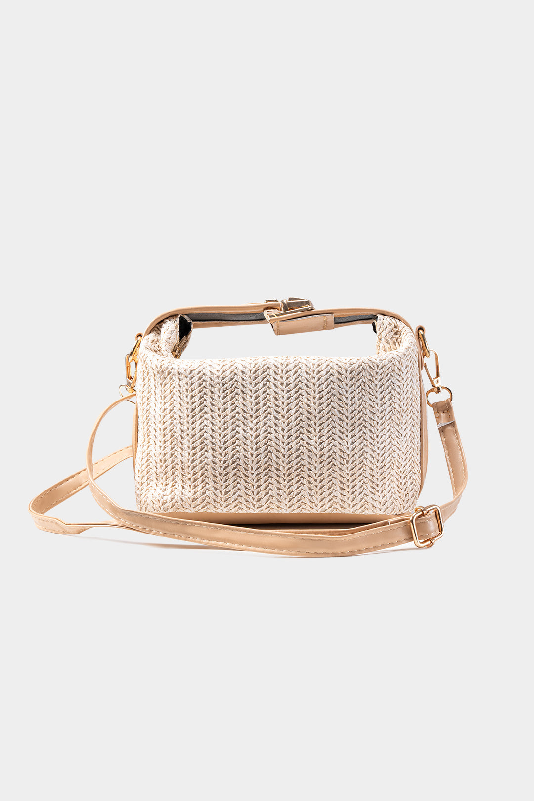 Straw Woven Shoulder Clutch Bag